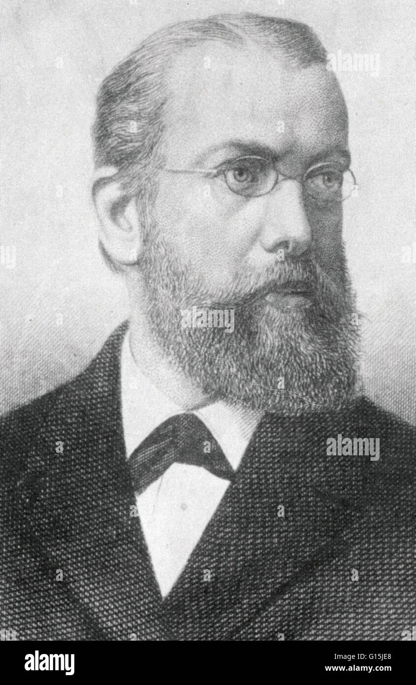 In Afrika Robert Koch nahm sediert dritte von links, Blut aus dem Mann liegend (infiziert durch die Tsetse-Fliege) in einer leisten, die Mikrobe zu isolieren, die die Schlafkrankheit verursacht. Robert Koch (1843 – 1910), deutscher Wissenschaftler, der einer der beiden Gründer war Stockfoto