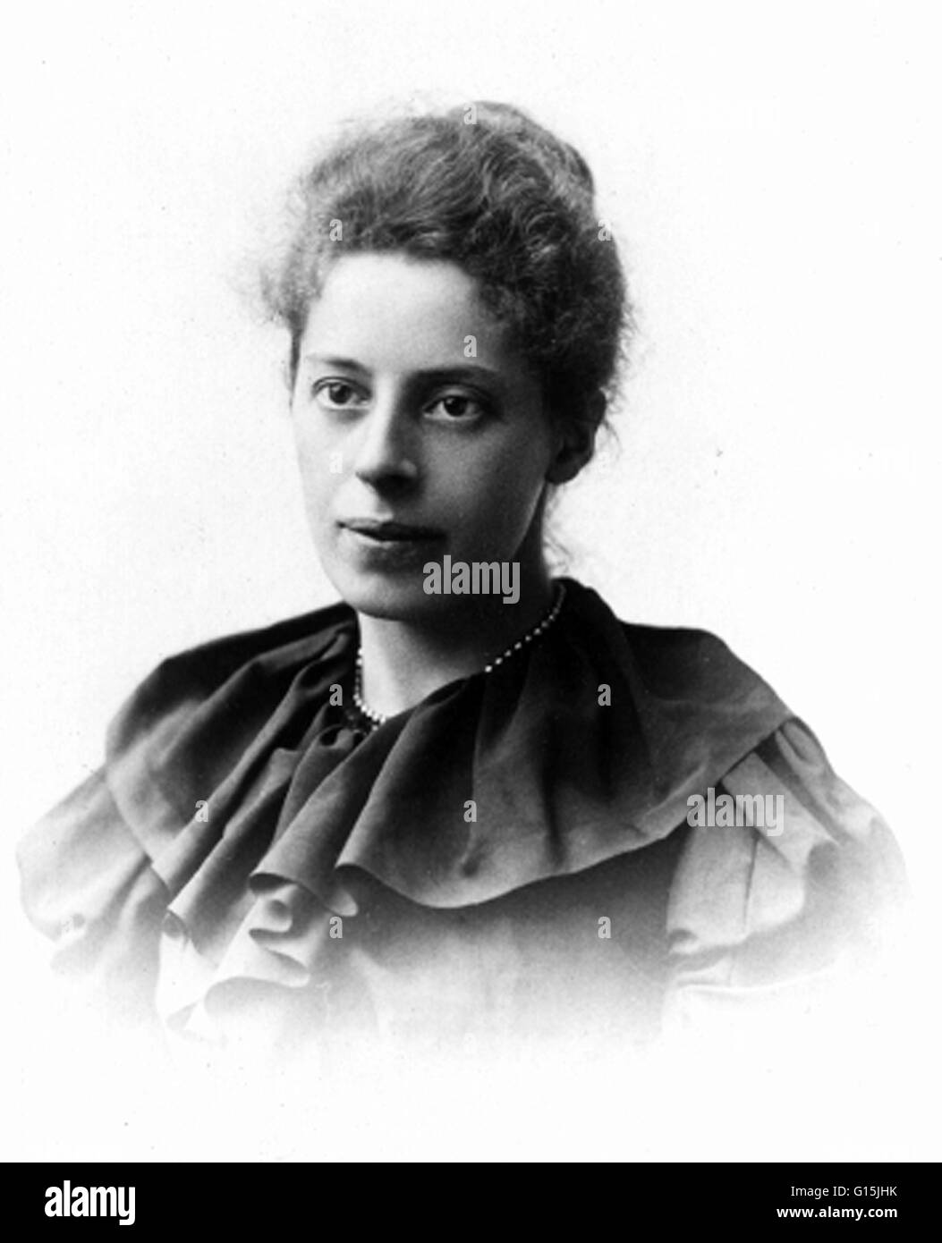 Dorothea Klumpke Roberts (1861-1942) war ein US-amerikanischer Astronom in Frankreich arbeiten. 1889 wurde sie die erste Empfänger des Schiedsspruchs, Prix de Dames, aus der Abstractanmeldung des Astronomique de France. Im Jahr 1893 wurde sie ein Offizier d'Academe der Par ernannt. Stockfoto