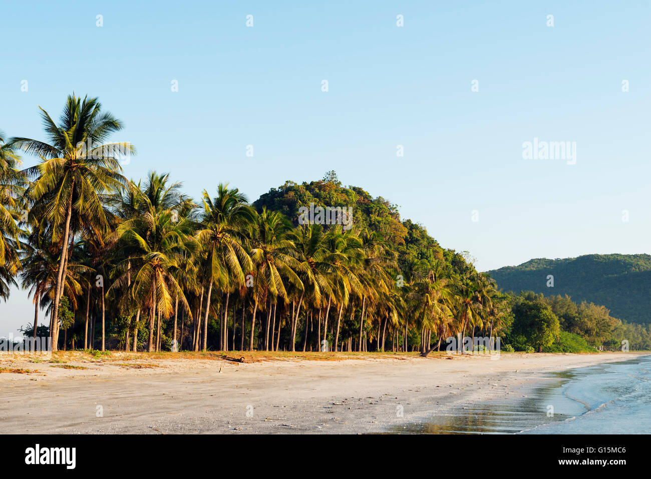 Sam Phraya Strand, Khao San Roi Yot Nationalpark, Prachuap Kiri Khan, Thailand, Südostasien, Asien Stockfoto