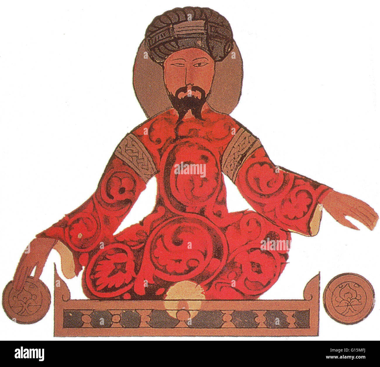 Salah Ad-Din Yusuf ibn Ayyub (1138-1193) war eine kurdische Muslim, wer wurde der erste Sultan von Ägypten und Syrien, und gründete die ayyubidische Dynastie. Auf dem Höhepunkt seiner Macht enthalten seine Sultanat Ägypten, Syrien, Mesopotamien, Hedschas, Jemen, und Teile des Nordens Stockfoto