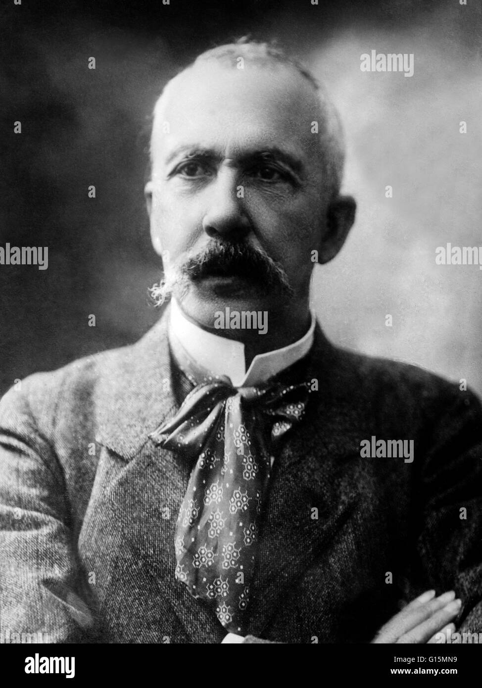 Charles Robert Richet (25. August 1850 - 4. Dezember 1935) war ein französischer Physiologe. Seine Arbeiten über Anaphylaxie (seine Bezeichnung für ein sensibilisierten Individuum manchmal tödliche Reaktion auf eine zweite, kleine dosierte Injektion von Antigen) mit Paul Portier, die Hallo gewonnen Stockfoto