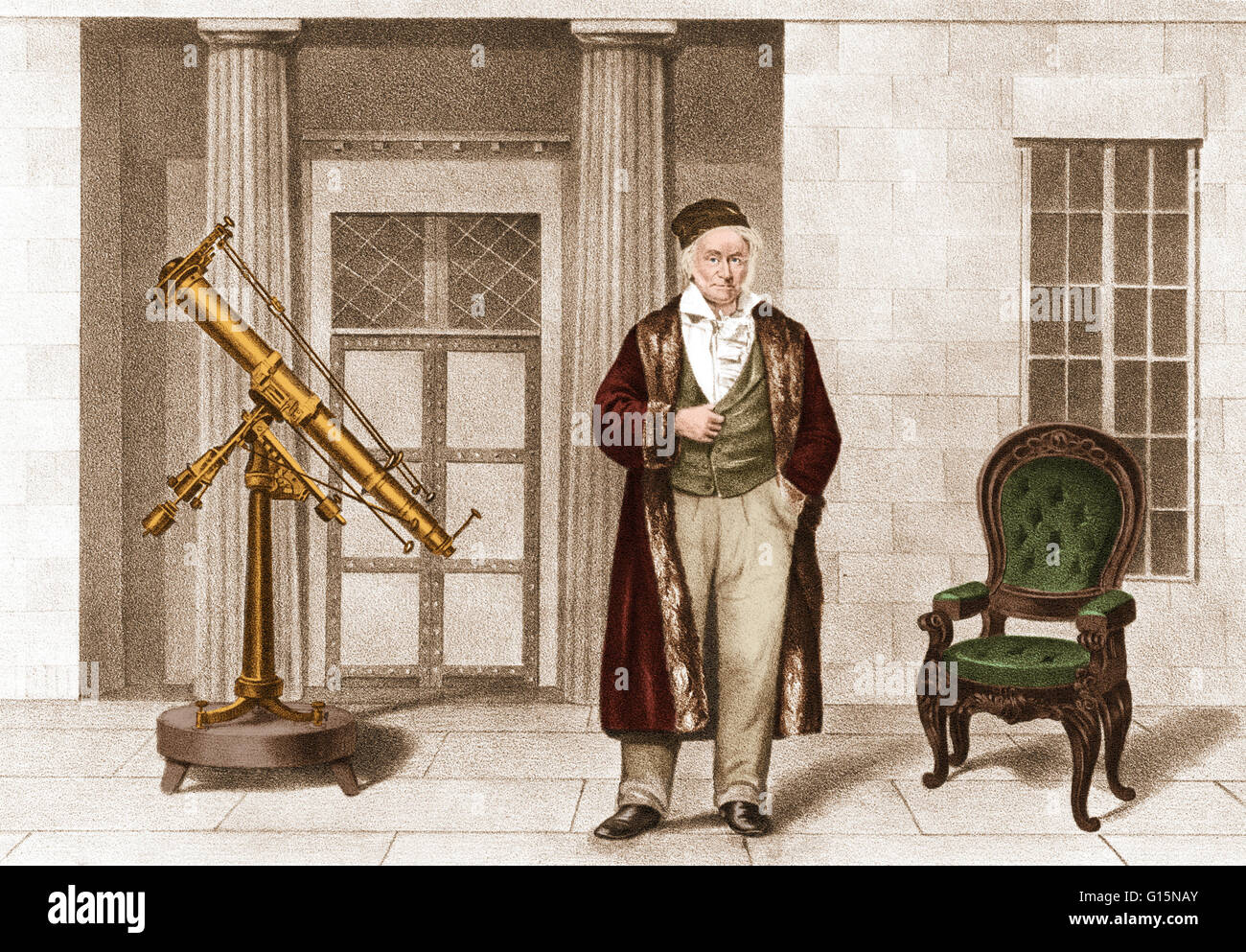 Johann Carl Friedrich Gauß (1777-1855) war ein deutscher Mathematiker und Wissenschaftler, der auf vielen Gebieten, einschließlich der Zahlentheorie, Statistik, Analyse, Differentialgeometrie, Geodäsie, Geophysik, Elektrostatik, Astronomie und Optik maßgeblich. Stockfoto