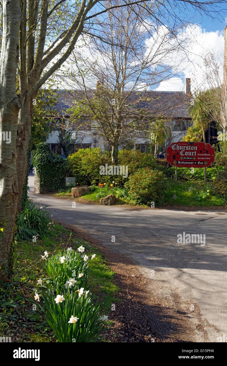 Churston Court Hotel, Churston Ferrers, Brixham, Devon, England. Stockfoto