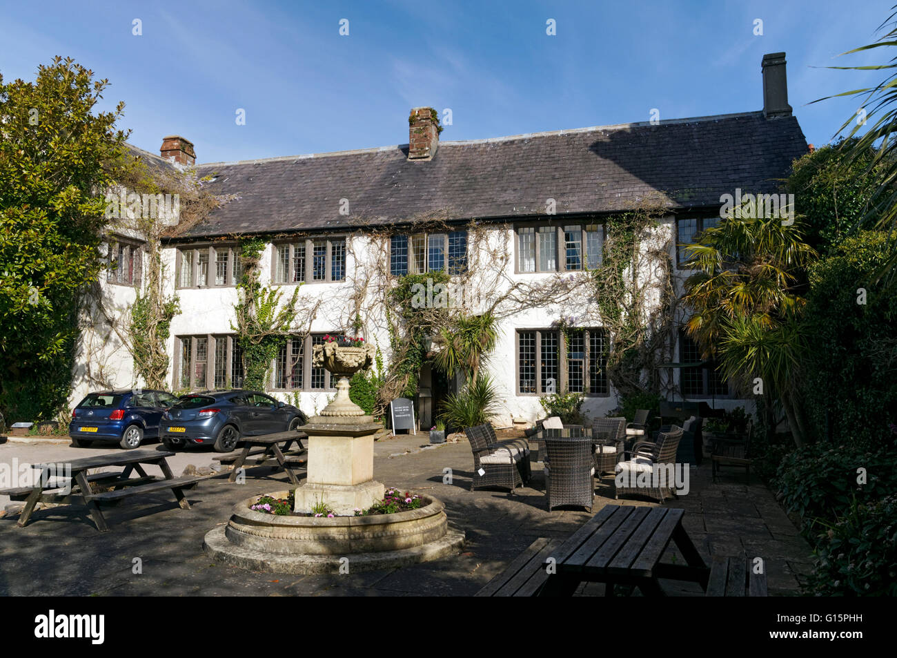 Churston Court Hotel, Churston Ferrers, Brixham, Devon, England. Stockfoto