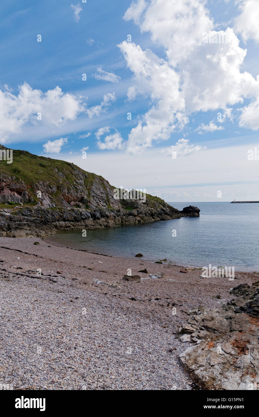 Churston Cove auf der Süd-West Coastal Path, Brixham, Devon, England. Stockfoto