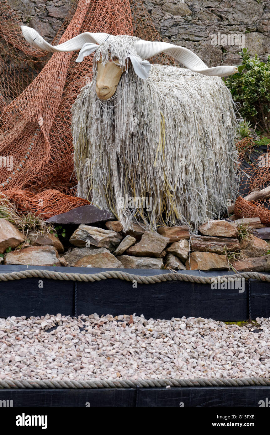 Bay View Garden, Brixham, Devon. Stockfoto