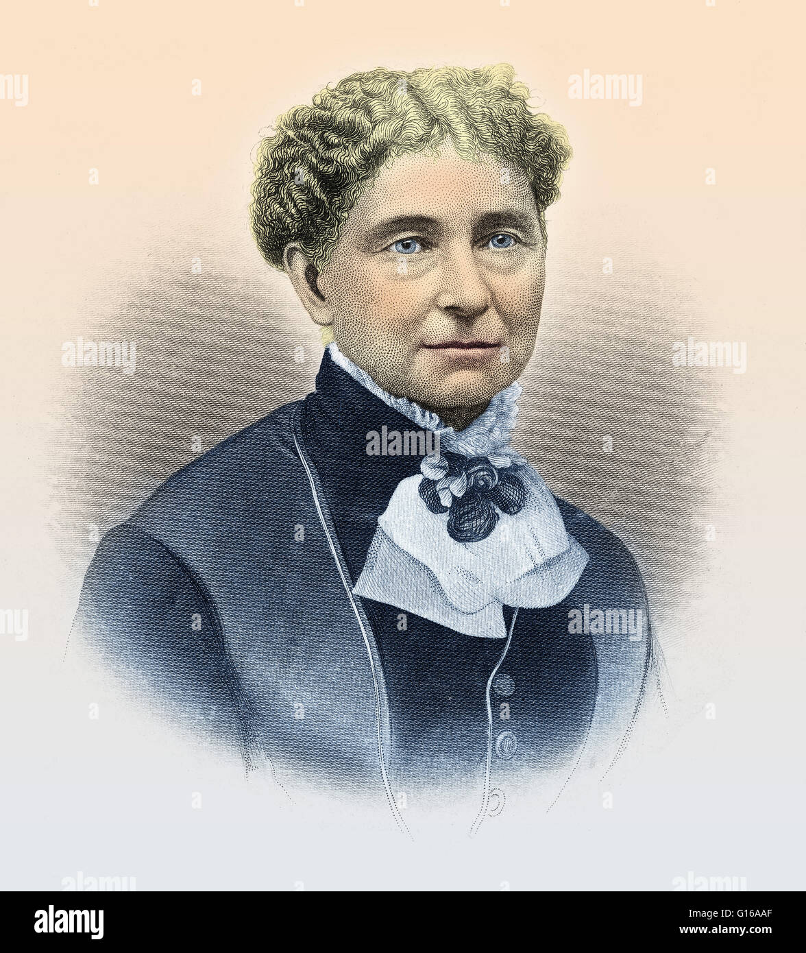 Amelia Jenks Bloomer (27. Mai 1818 - 30. Dezember 1894) war ein amerikanischer Frauen Rechteund Mäßigkeit Fürsprecher. Obwohl sie nicht die Frauen Reform Kleidungsstil bekannt als Pumphose erstellt haben, ihr Name wurde früh wegen ihr zugeordnet und Stockfoto