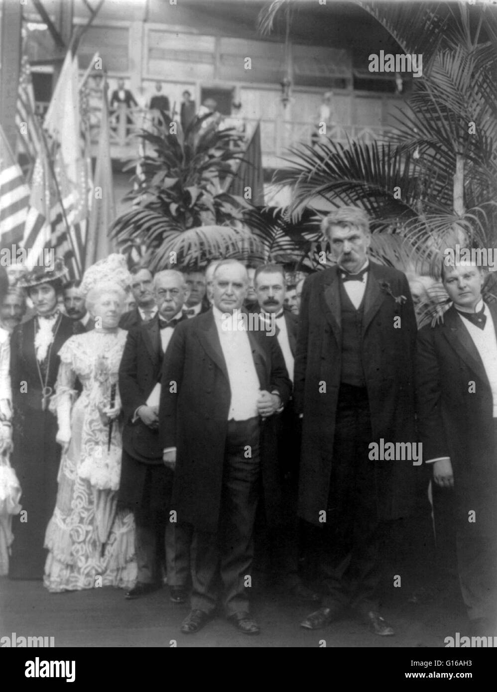 Das letzte Porträt von McKinley, Buffalo, New York, 5. September 1901, fotografiert von Frances "Fannie" Benjamin Johnston. William McKinley (29. Januar 1843 - 14. September 1901) war der 25. Präsident der USA (1897-1901). Er war der letzte vor Stockfoto