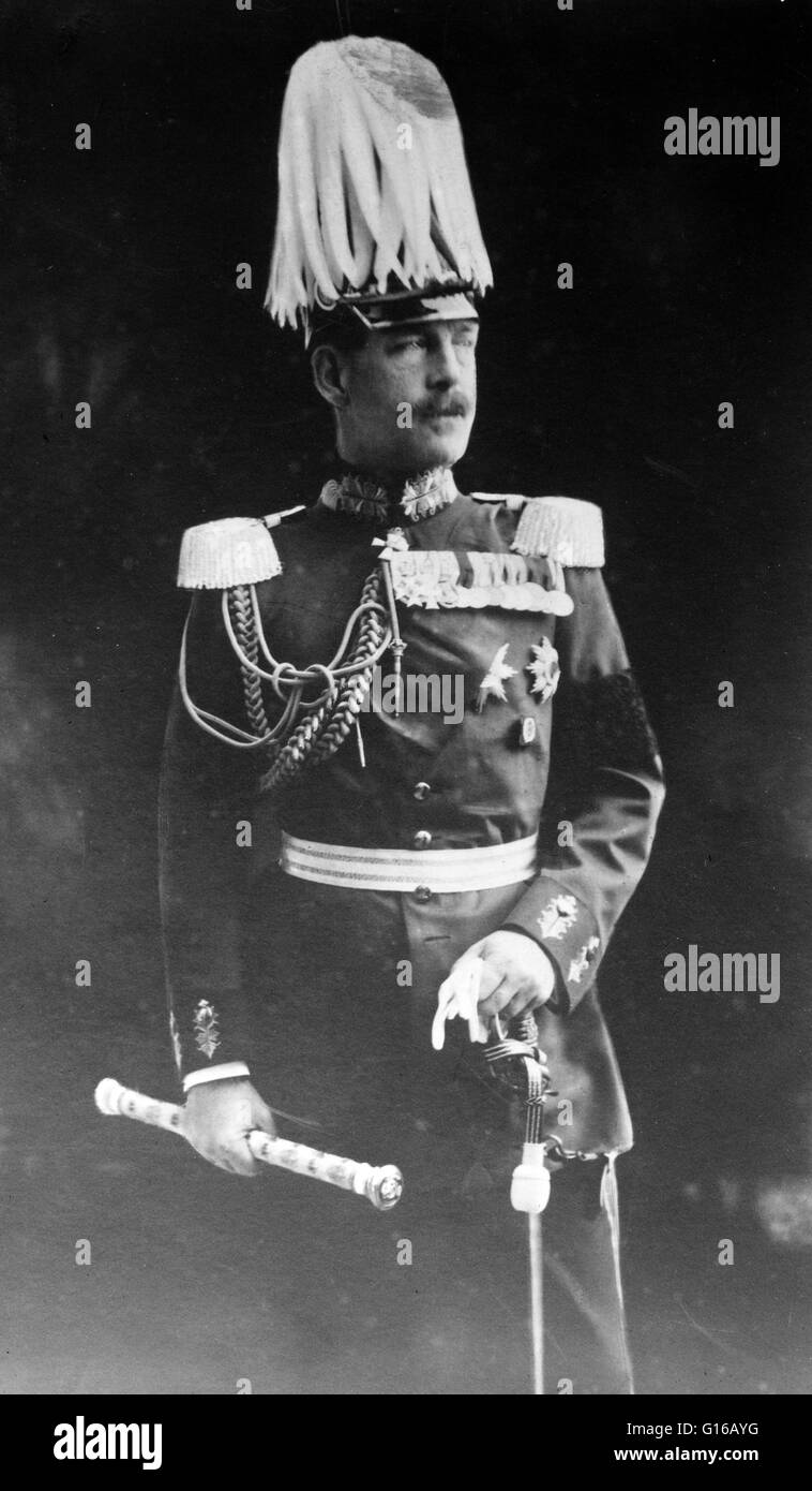 Constantine ich (2. August 1868 - 11. Januar 1923) von 1913 bis 1917 und von 1920 bis 1922 König von Griechenland war. Er war Oberbefehlshaber der griechischen Armee während der erfolglosen Greco-türkischer Krieg von 1897 und führte die griechischen Streitkräfte während der erfolgreichen B Stockfoto