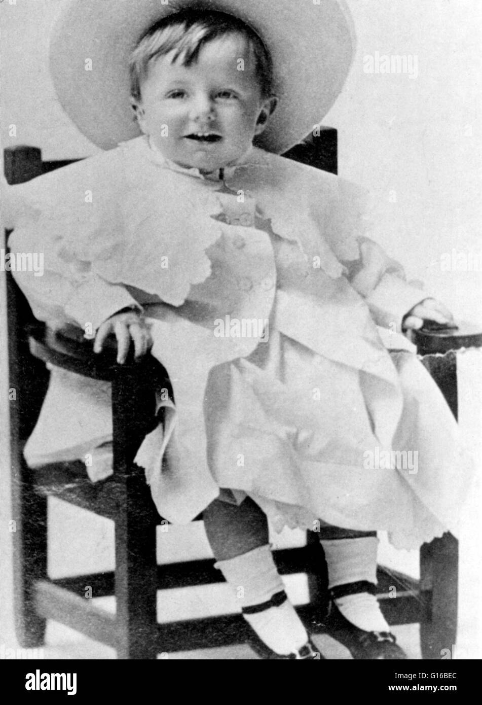Benjamin McLane Spock (2. Mai 1903 - 15. März 1998) war ein US-amerikanischer Kinderarzt, dessen Buch Baby und Kinderbetreuung, veröffentlicht im Jahre 1946, ist einer der größten Bestseller aller Zeiten. Während seiner ersten 52 Jahre wurde Baby- und Kinderbetreuung die zweite-Best-sel Stockfoto