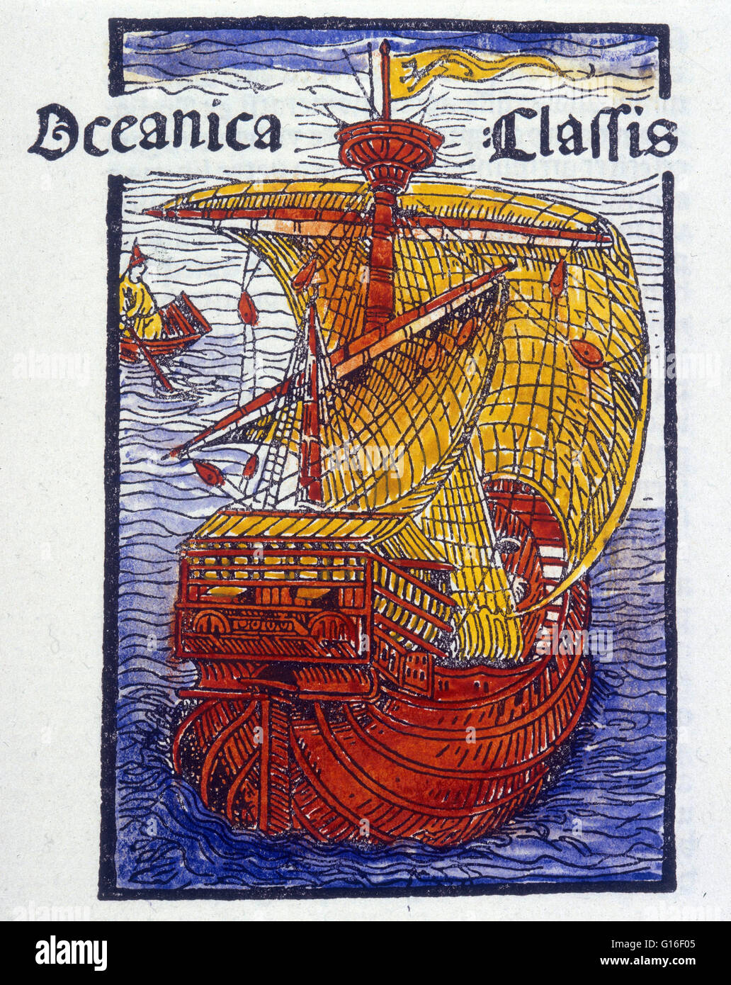 La Santa María De La Inmaculada Concepción (Spanisch für: die Heilige Maria der Unbefleckten Empfängnis), oder La Santa María, war das größte der drei Schiffe von Christopher Columbus bei seiner ersten Reise verwendet. Der Santa María war wohl eine mittlere Nau ( Stockfoto