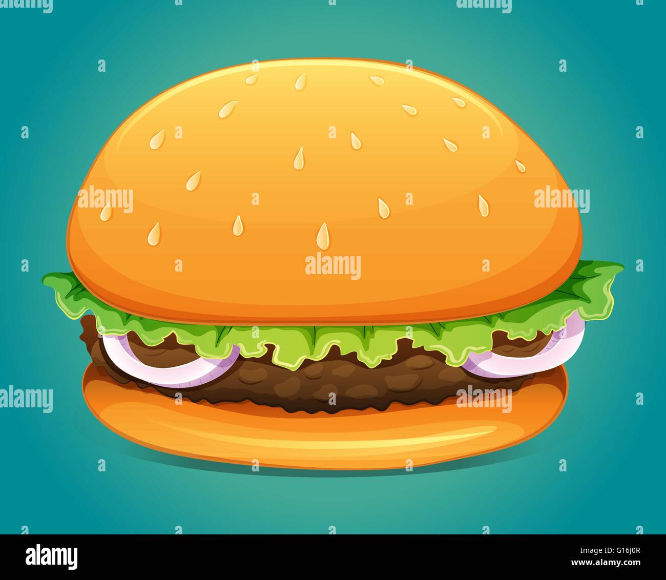 Vegetarische burger mahlzeit Stock-Vektorgrafiken kaufen - Alamy