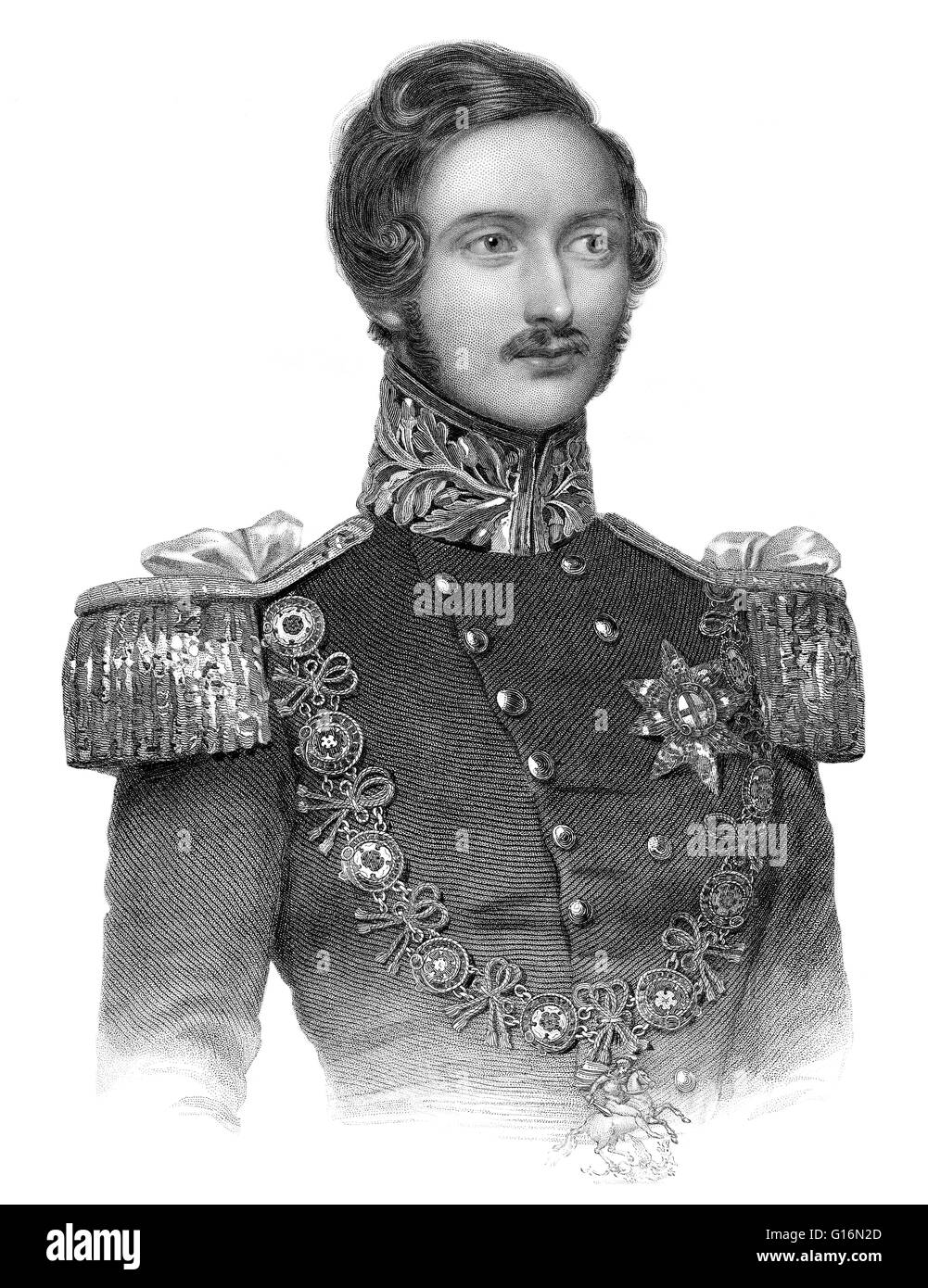 Prinz Albert von Sachsen-Coburg und Gotha, später Prinz Consort, 1819-1861 Stockfoto