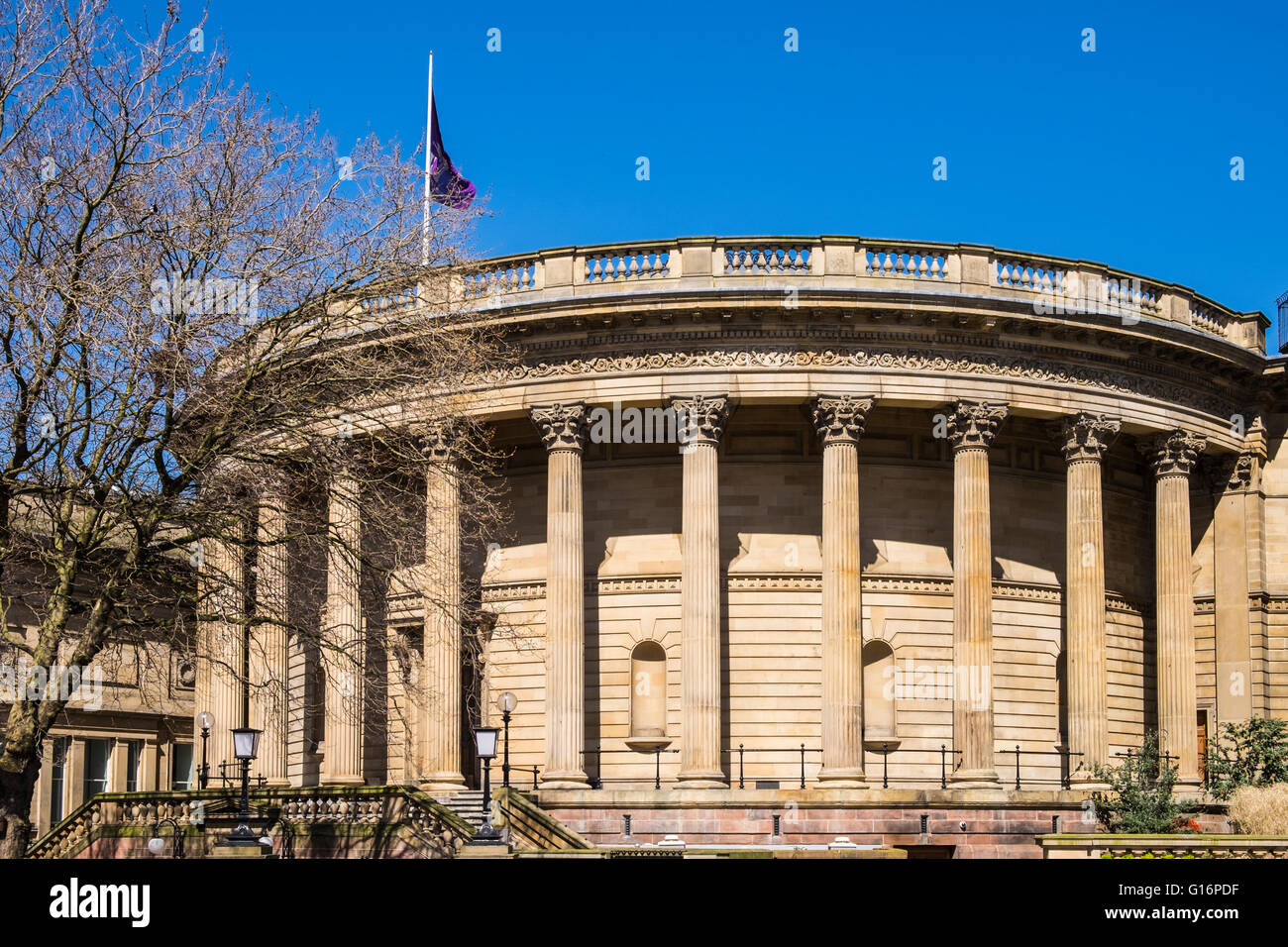 Zentralbibliothek & Picton Lesesaal, Liverpool, Merseyside, England, Vereinigtes Königreich Stockfoto