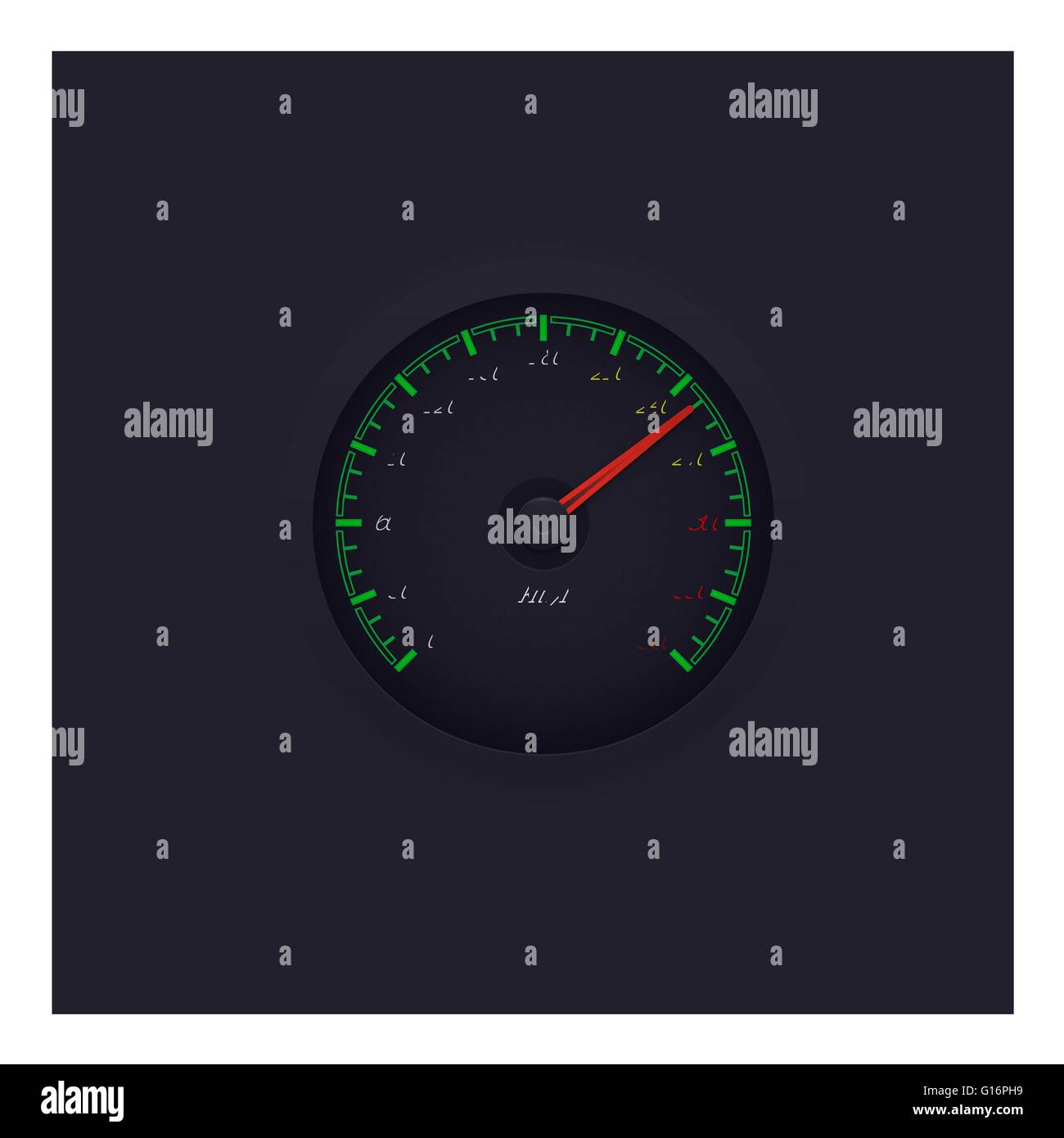 Tacho Logo Stock Vektor