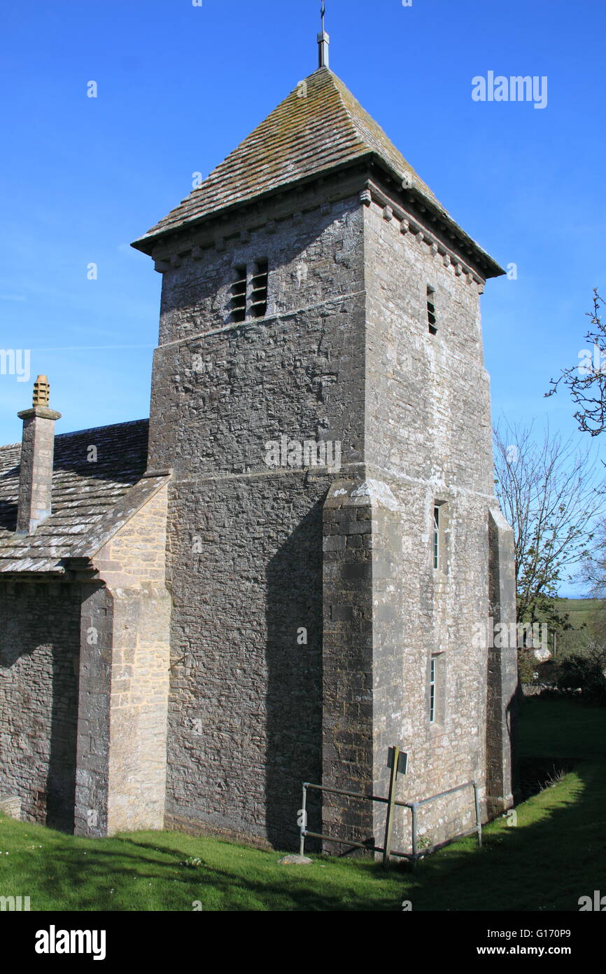 Kirche St. Nikolaus von Myra, Wert Matravers, Purbeck, Jurassic Coast, Dorset, England, Großbritannien, Vereinigtes Königreich UK, Europa Stockfoto