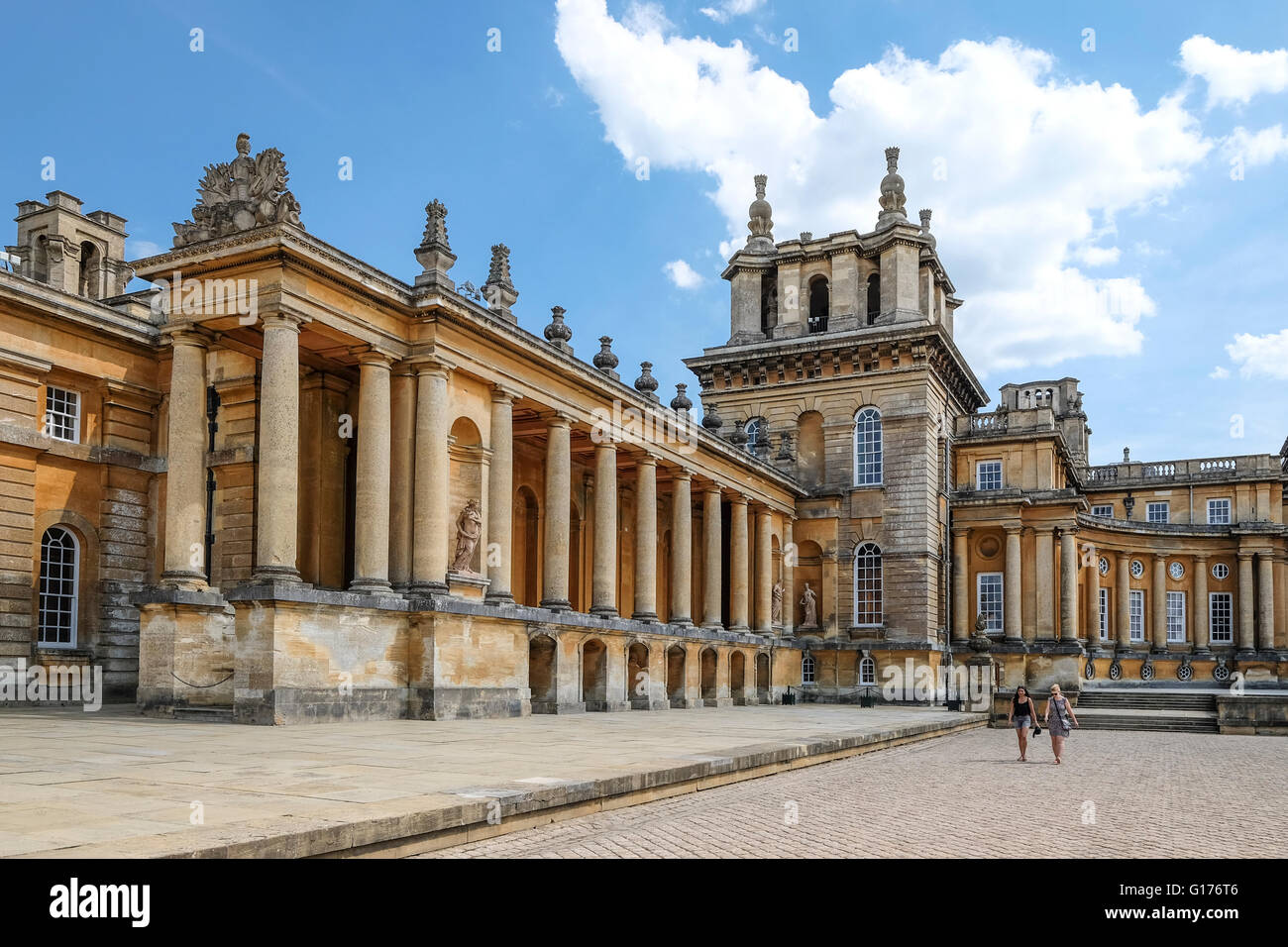 Blenheim Palace in Oxfordshire Stockfoto