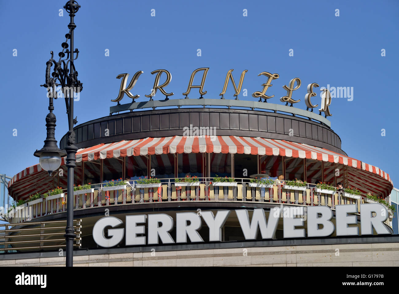 Cafe Kranzler, Neues Kranzlereck, Kurfürstendamm, Charlottenburg, Berlin, Deutschland / Kurfürstendamm, Ku-Damm, Kudamm Stockfoto