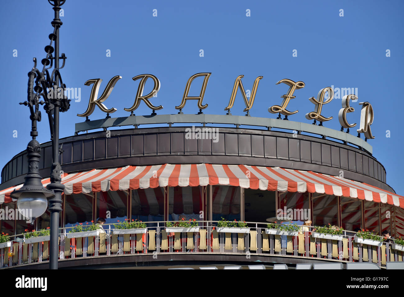 Cafe Kranzler, Neues Kranzlereck, Kurfürstendamm, Charlottenburg, Berlin, Deutschland / Kurfürstendamm, Ku-Damm, Kudamm Stockfoto