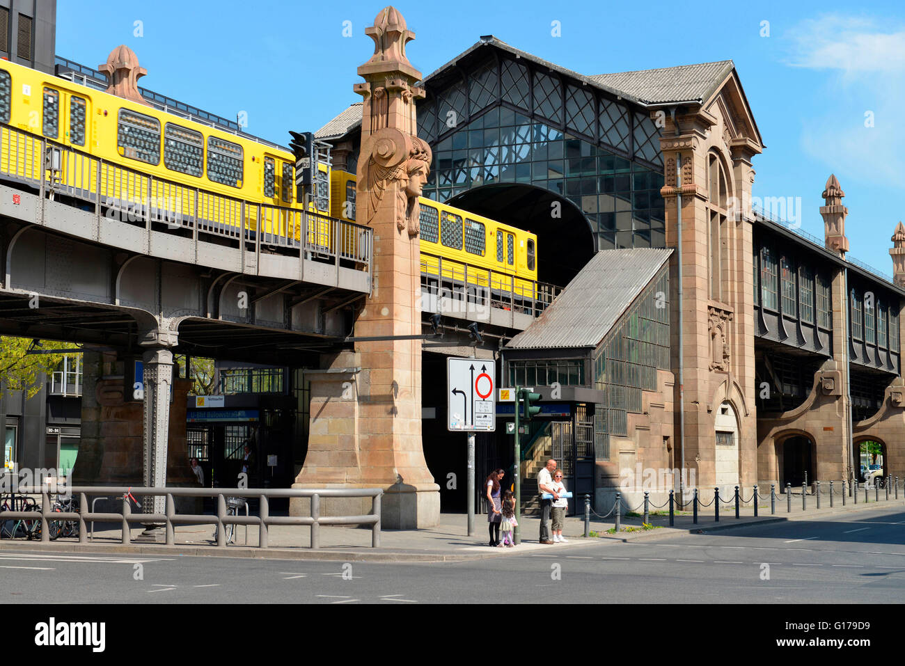 Bahnhof Buelowstrasse, Schöneberg, Berlin, Deutschland / Schöneberg, Bülowstraße Stockfoto