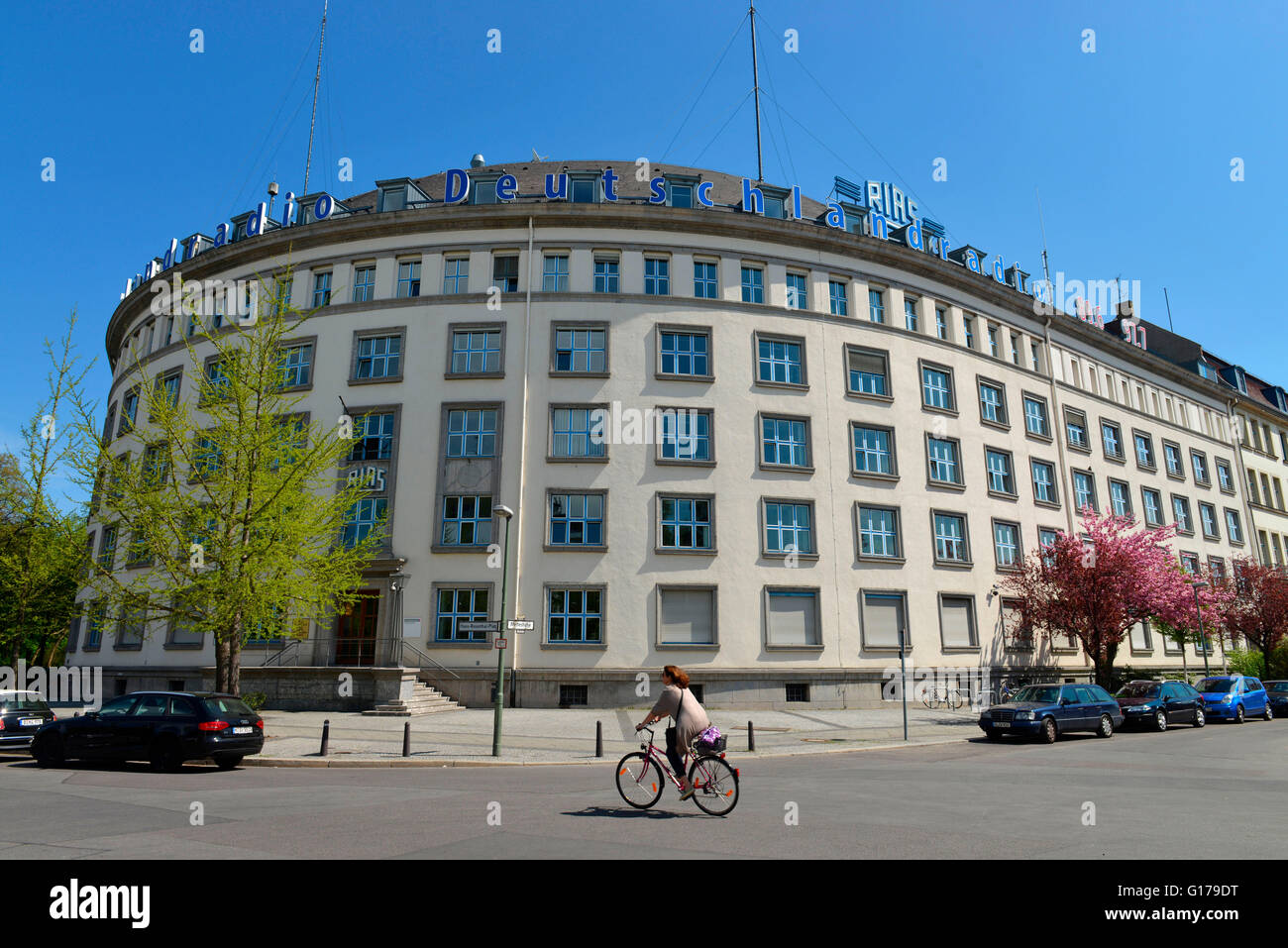 RIAS-Funkhaus, Hans-Rosenthal-Platz, Schöneberg, Berlin, Deutschland / Schöneberg Stockfoto