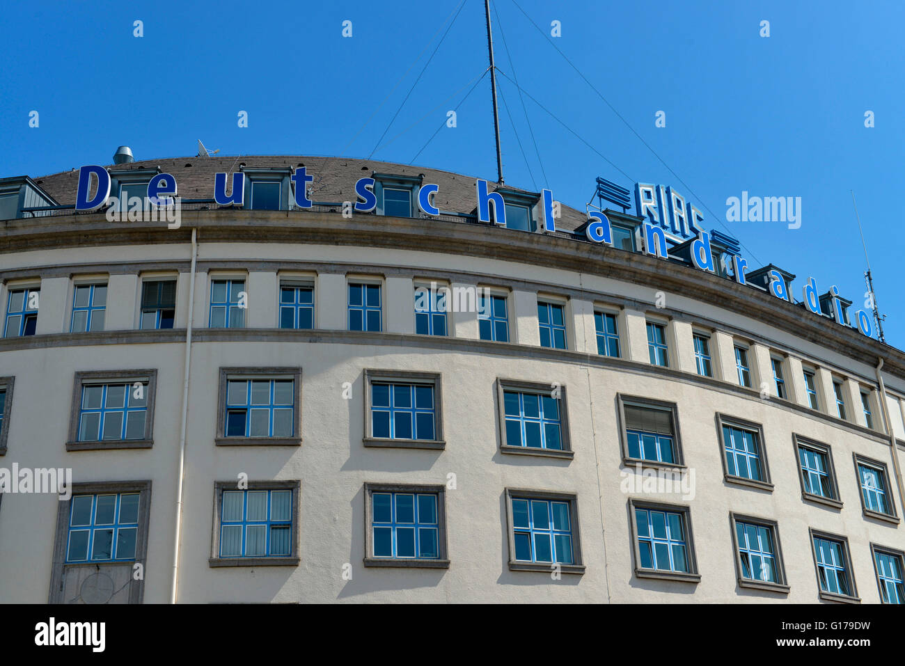 RIAS-Funkhaus, Hans-Rosenthal-Platz, Schöneberg, Berlin, Deutschland / Schöneberg Stockfoto