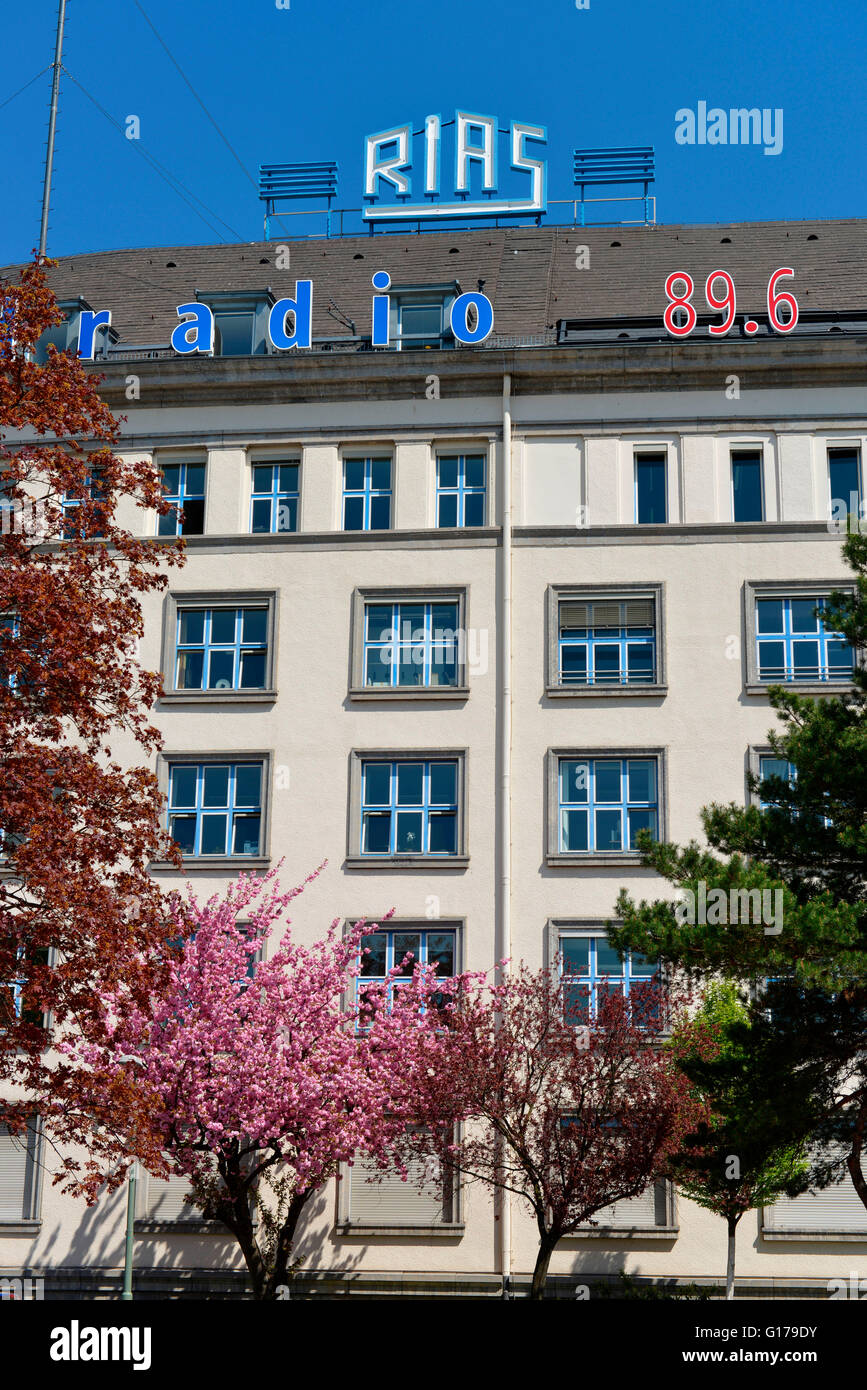 RIAS-Funkhaus, Hans-Rosenthal-Platz, Schöneberg, Berlin, Deutschland / Schöneberg Stockfoto