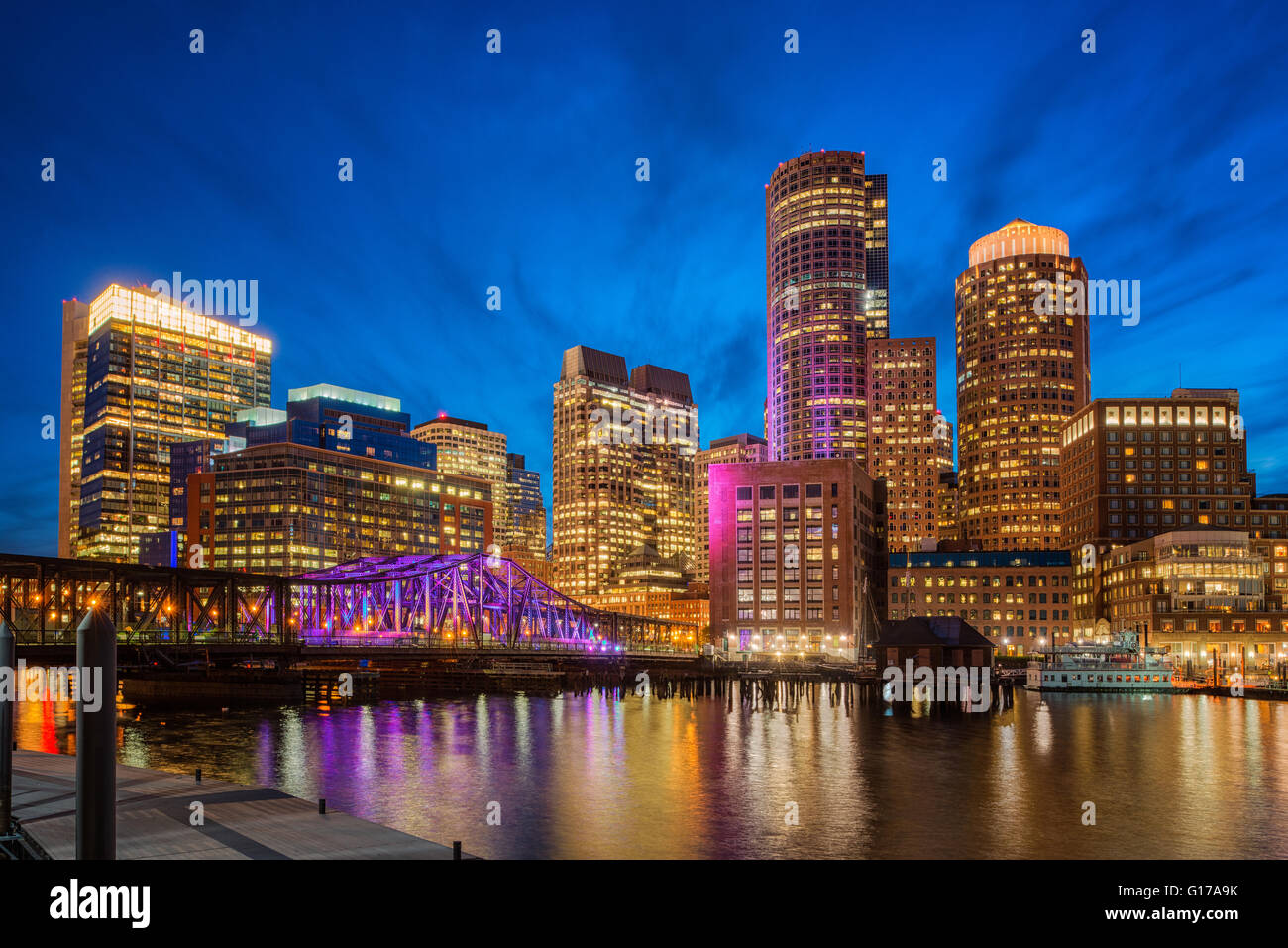 Die Innenstadt von Boston Stockfoto