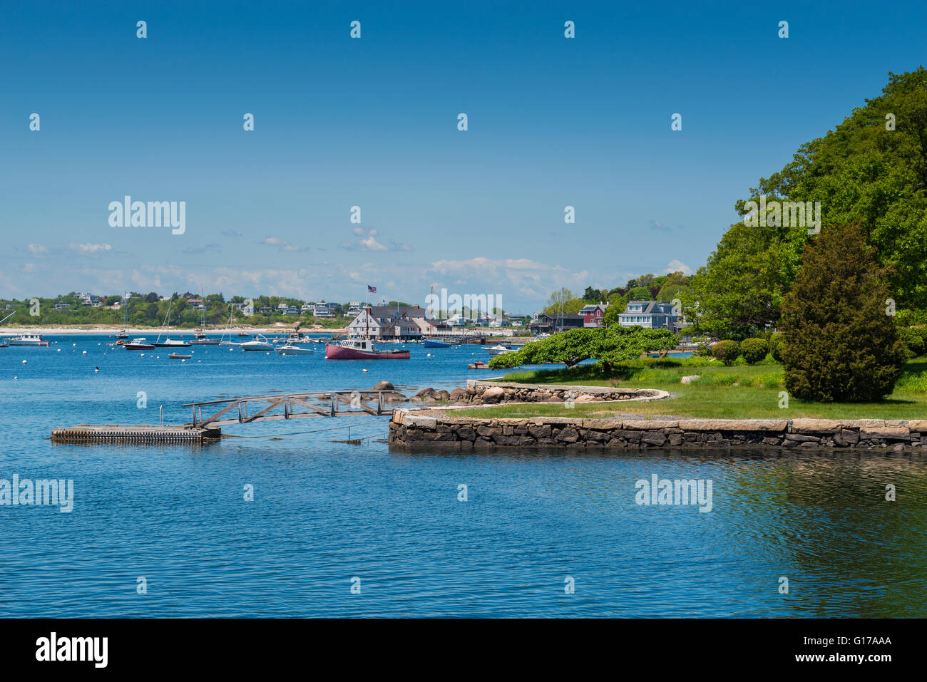 Marina in Gloucester, Massachusetts Stockfoto
