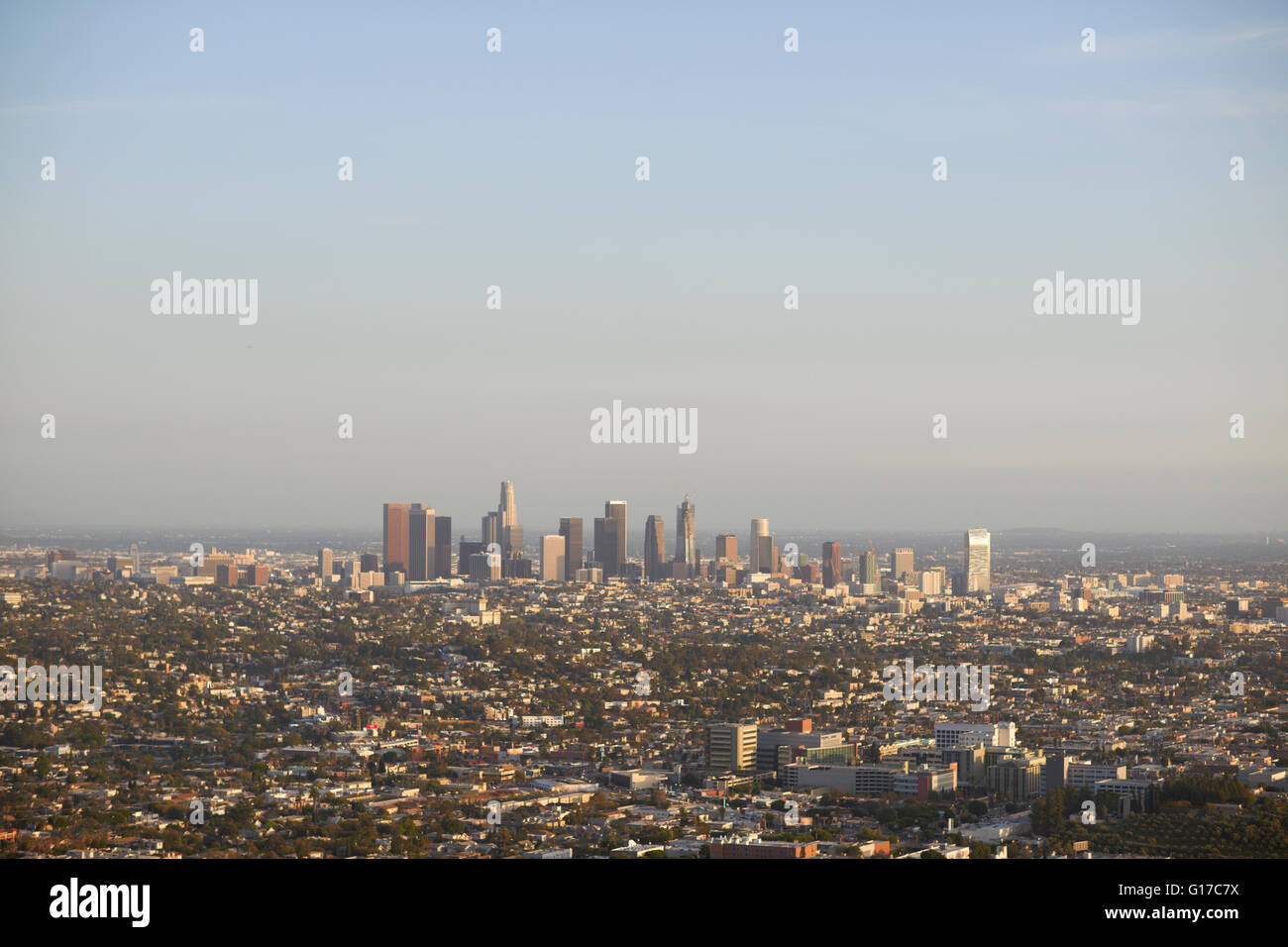 Luftaufnahme der Stadt, Los Angeles, USA Stockfoto