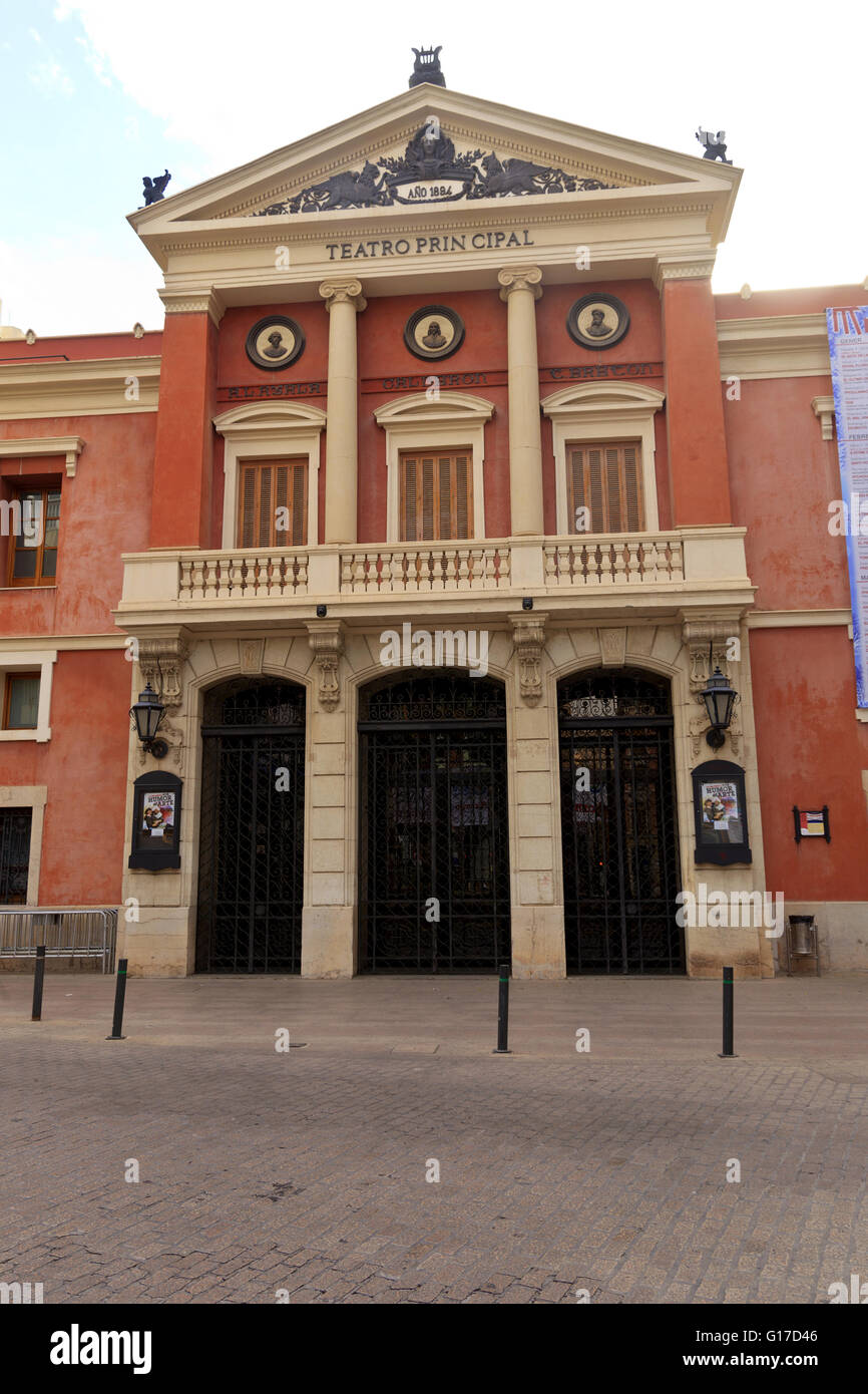 Teatro Principal (Teatro Principal) in Castellon De La Plana, Spanien Stockfoto