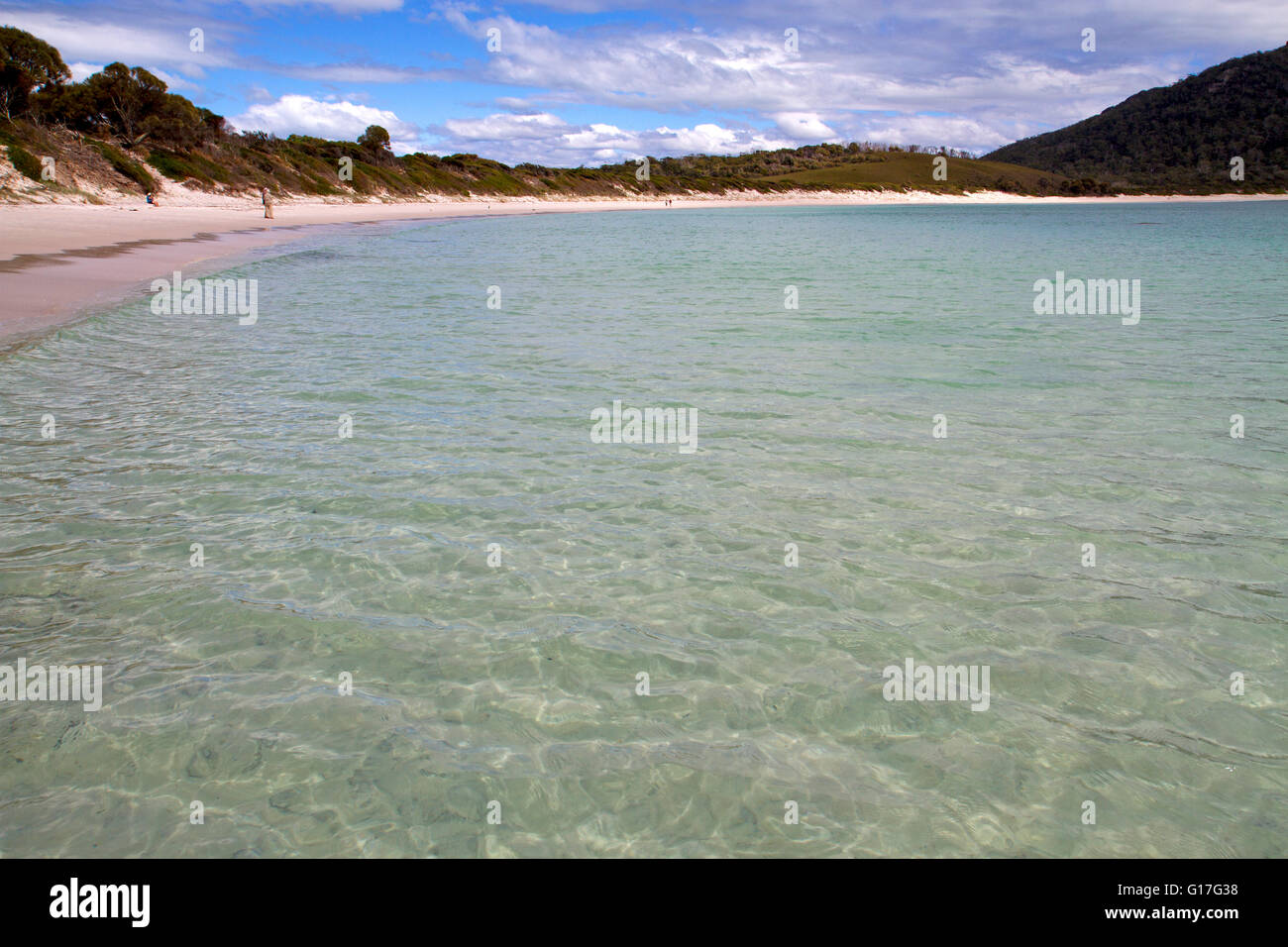 Wineglass Bay im Freycinet National Park Stockfoto