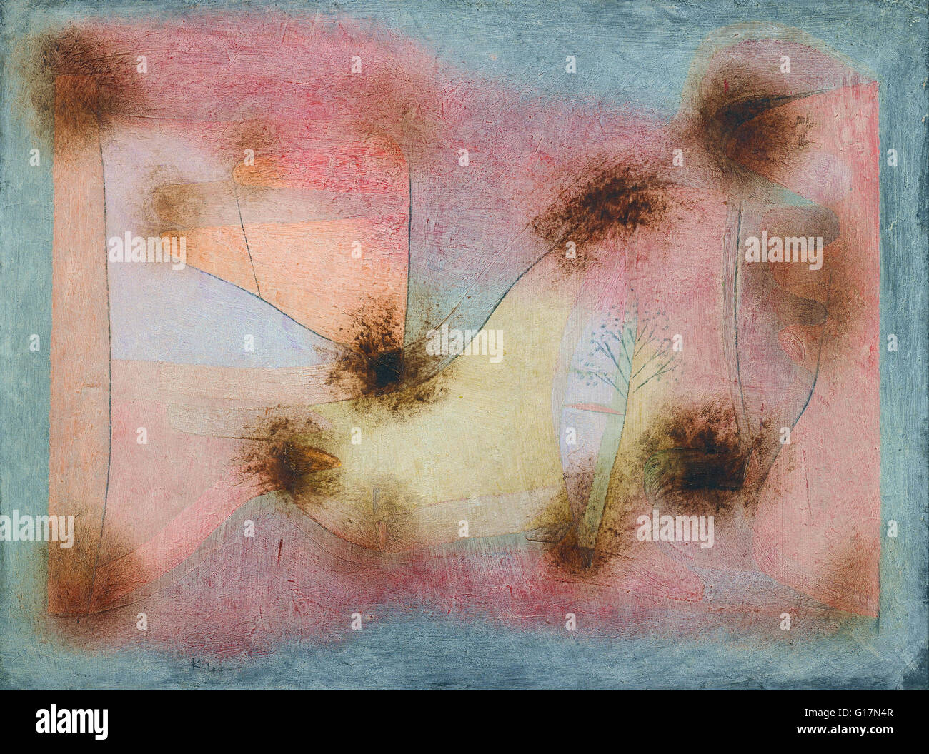 Paul Klee - winterharte Pflanzen - Minneapolis Institute of Art Stockfoto