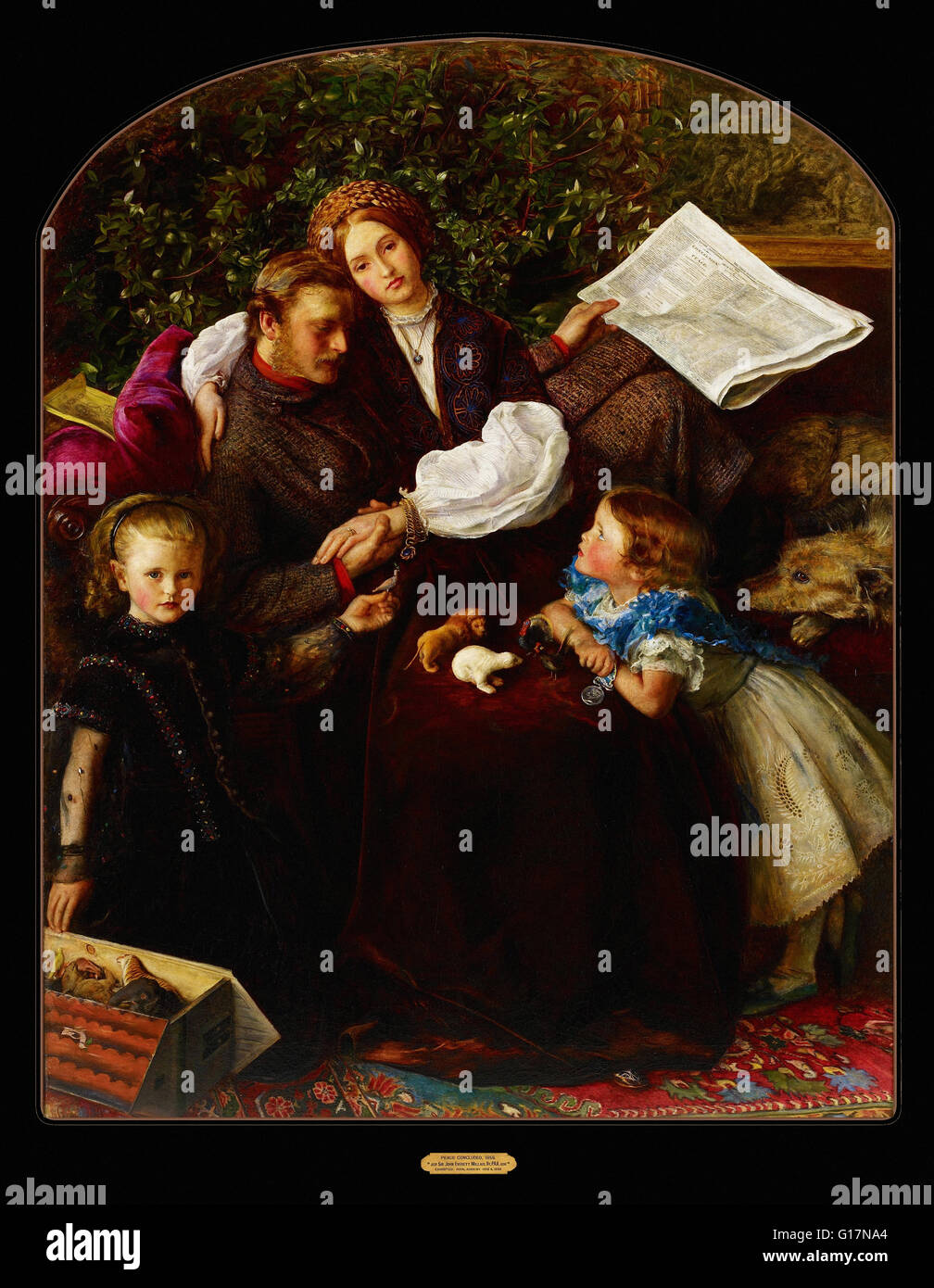 Sir John Everett Millais - Frieden geschlossen - Minneapolis Institute of Art Stockfoto