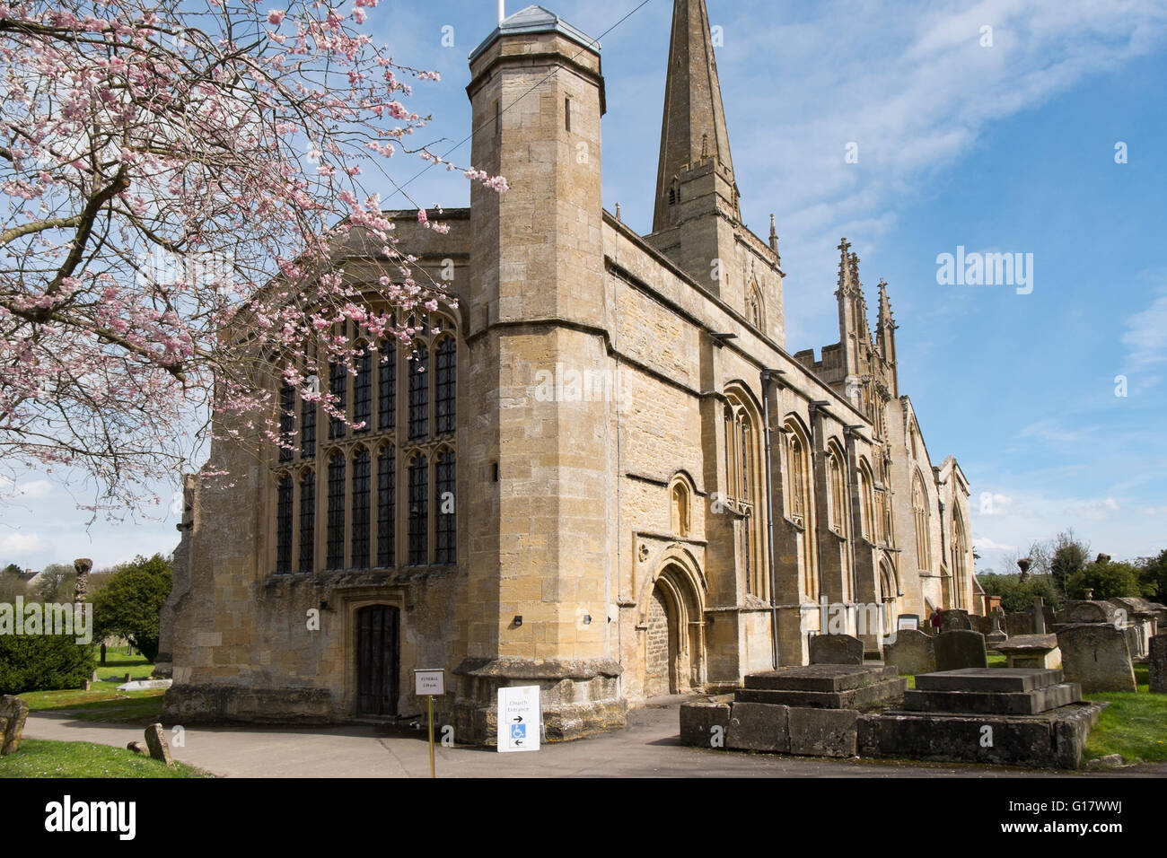 St John the Baptist Church in Burford Green, Burford, Oxfordshire, Vereinigtes Königreich Stockfoto