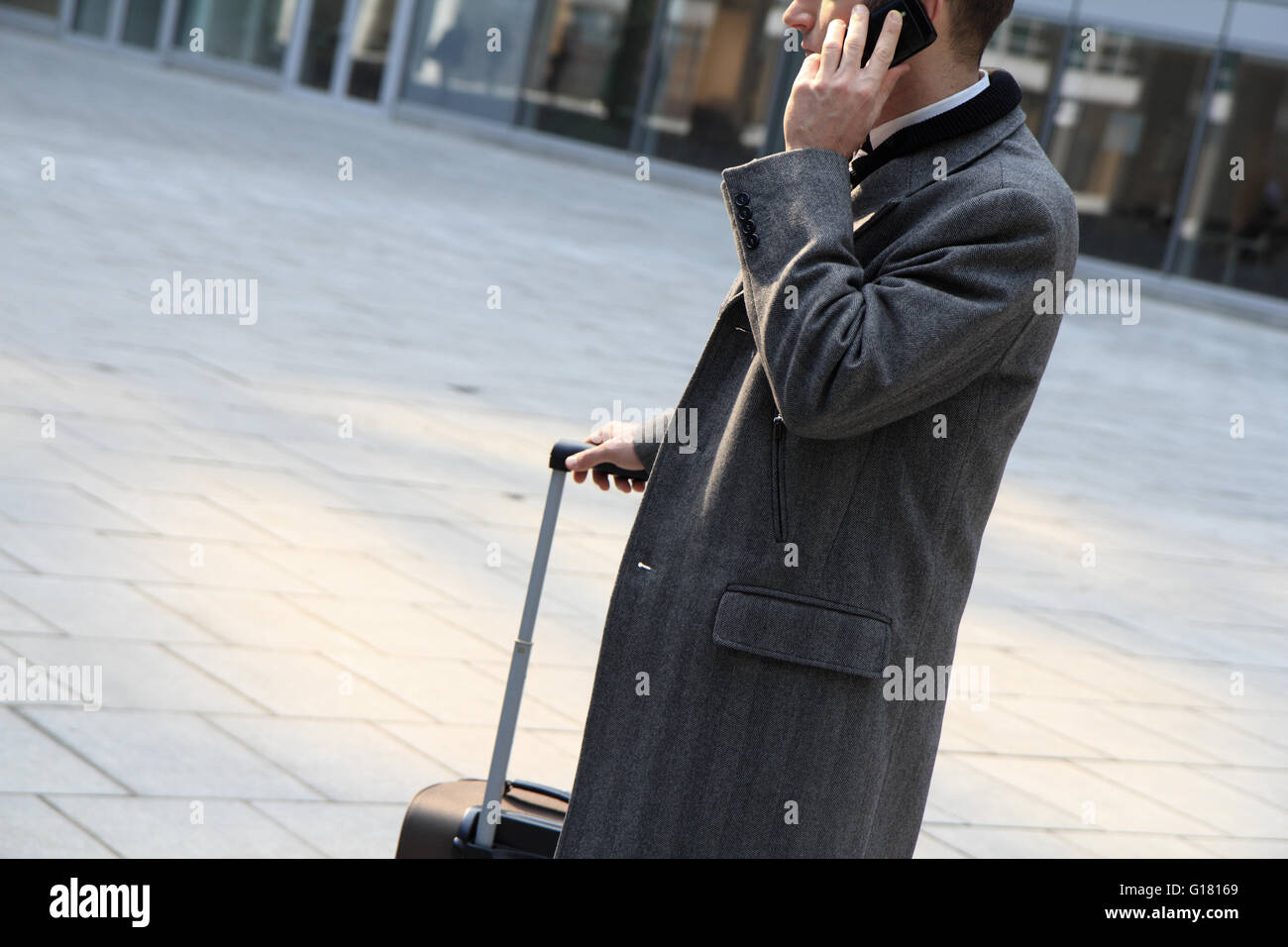 Reisen in der Stadt, urban Foto Kaufmann Stockfoto