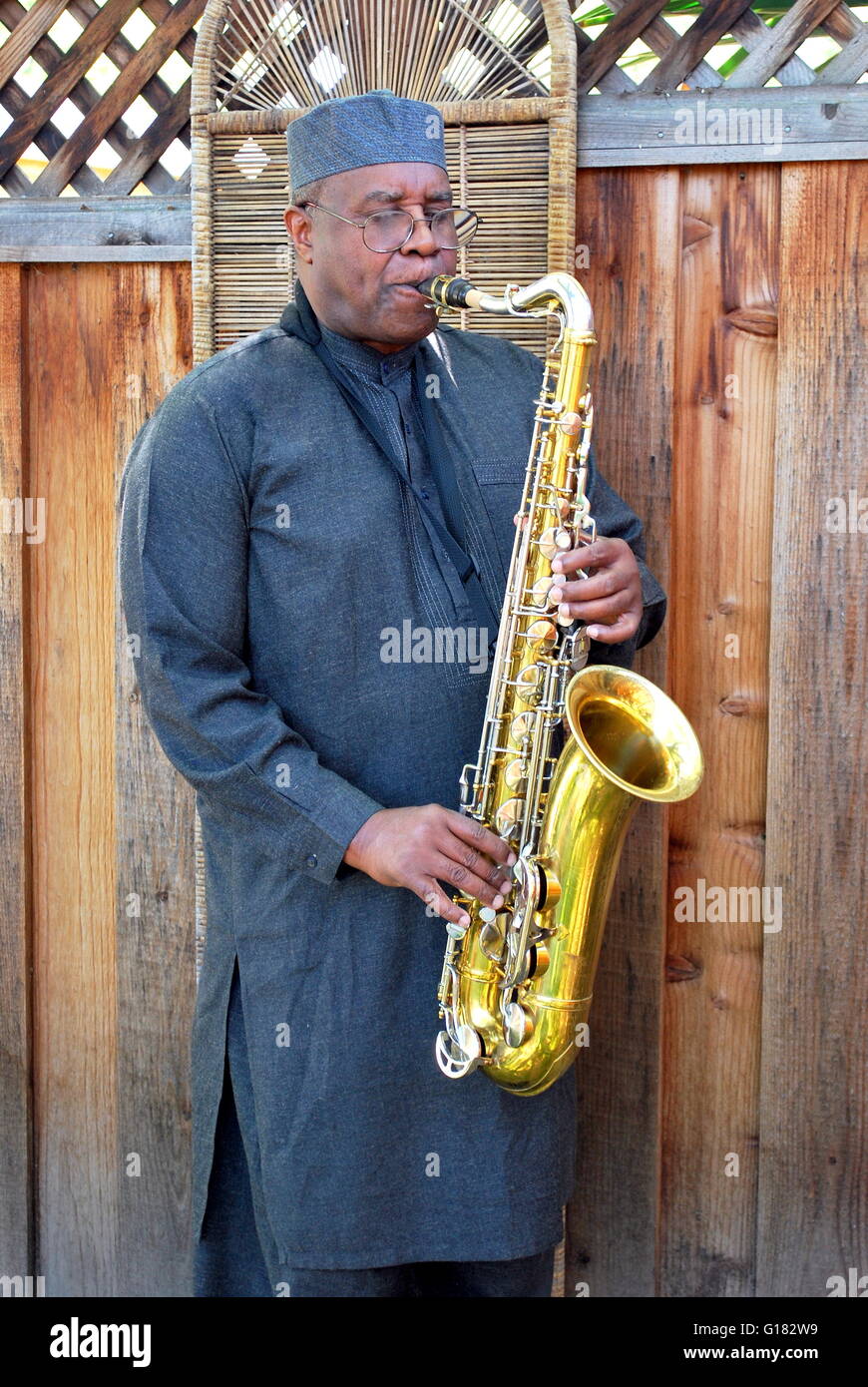 Jazz Musiker. Stockfoto