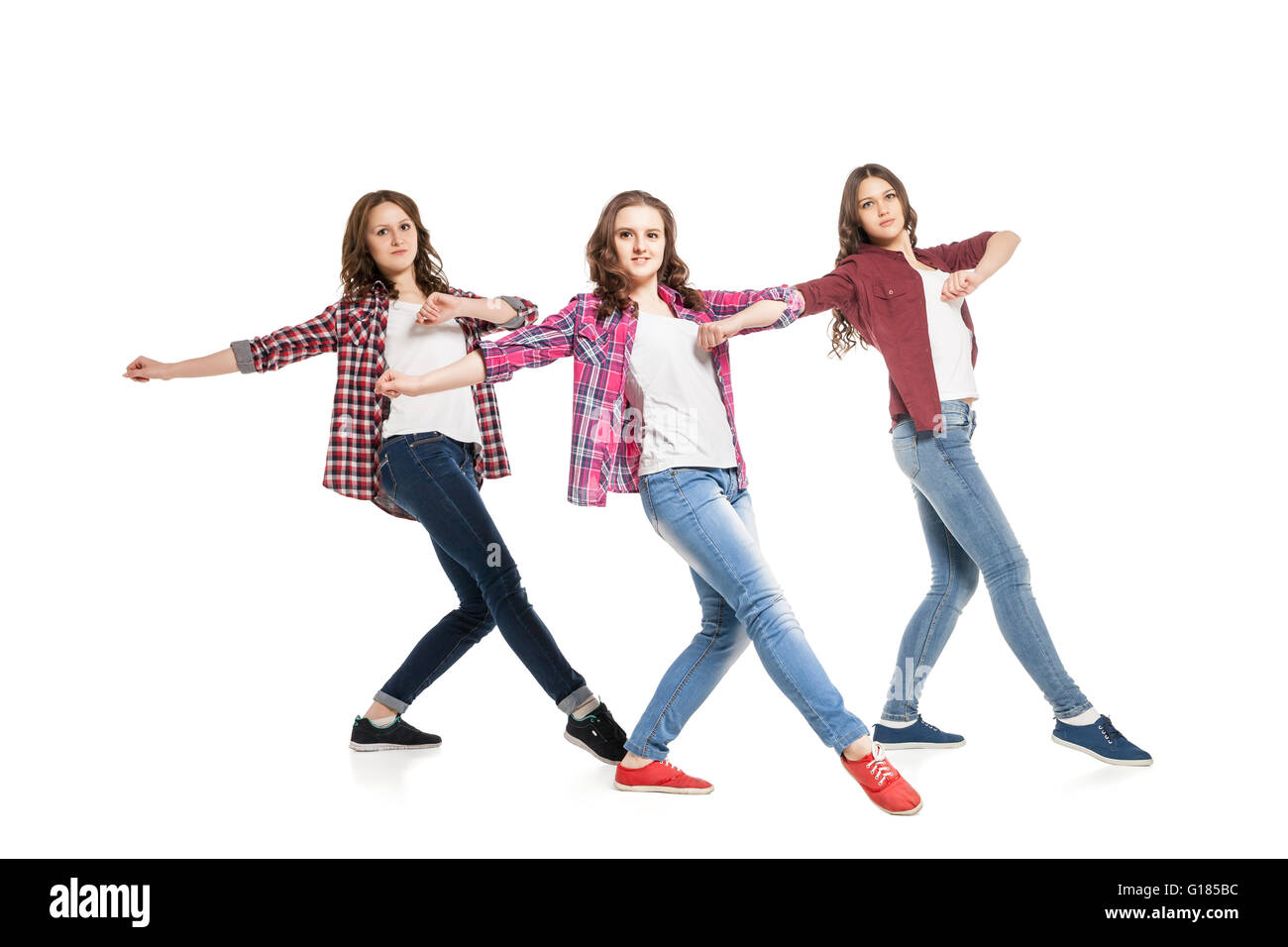 Drei tanzende frauen Stockfotos und -bilder Kaufen - Alamy