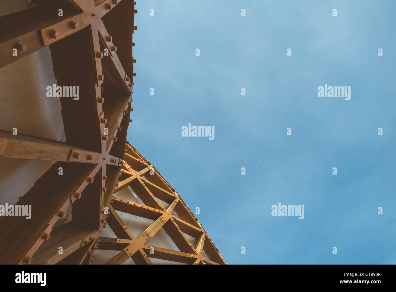 Waldige moderne Struktur Stockfoto