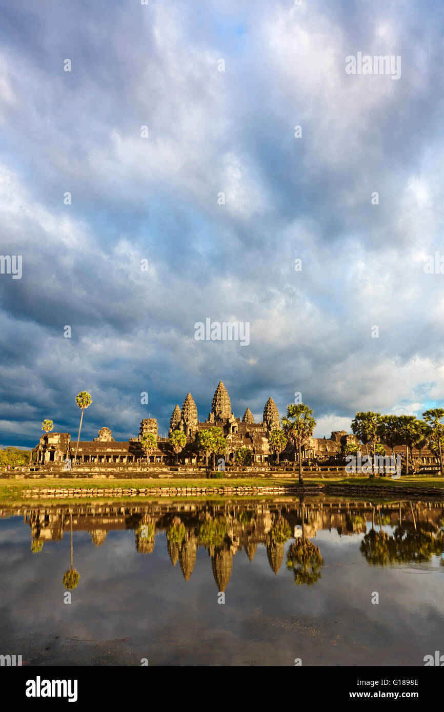 Tempel von Angkor Wat, Siem Reap, Kambodscha Stockfoto