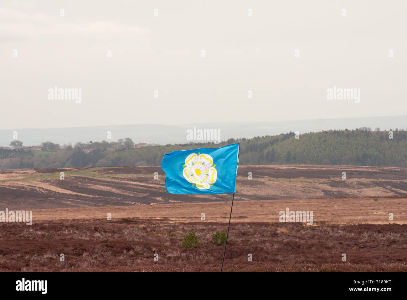 Tour De Yorkshire auf Blakey Ridge. North Yorkshire. Stockfoto