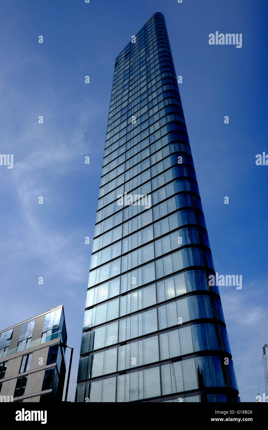 Lexikon-Wolkenkratzer-Appartementhaus London Stockfoto