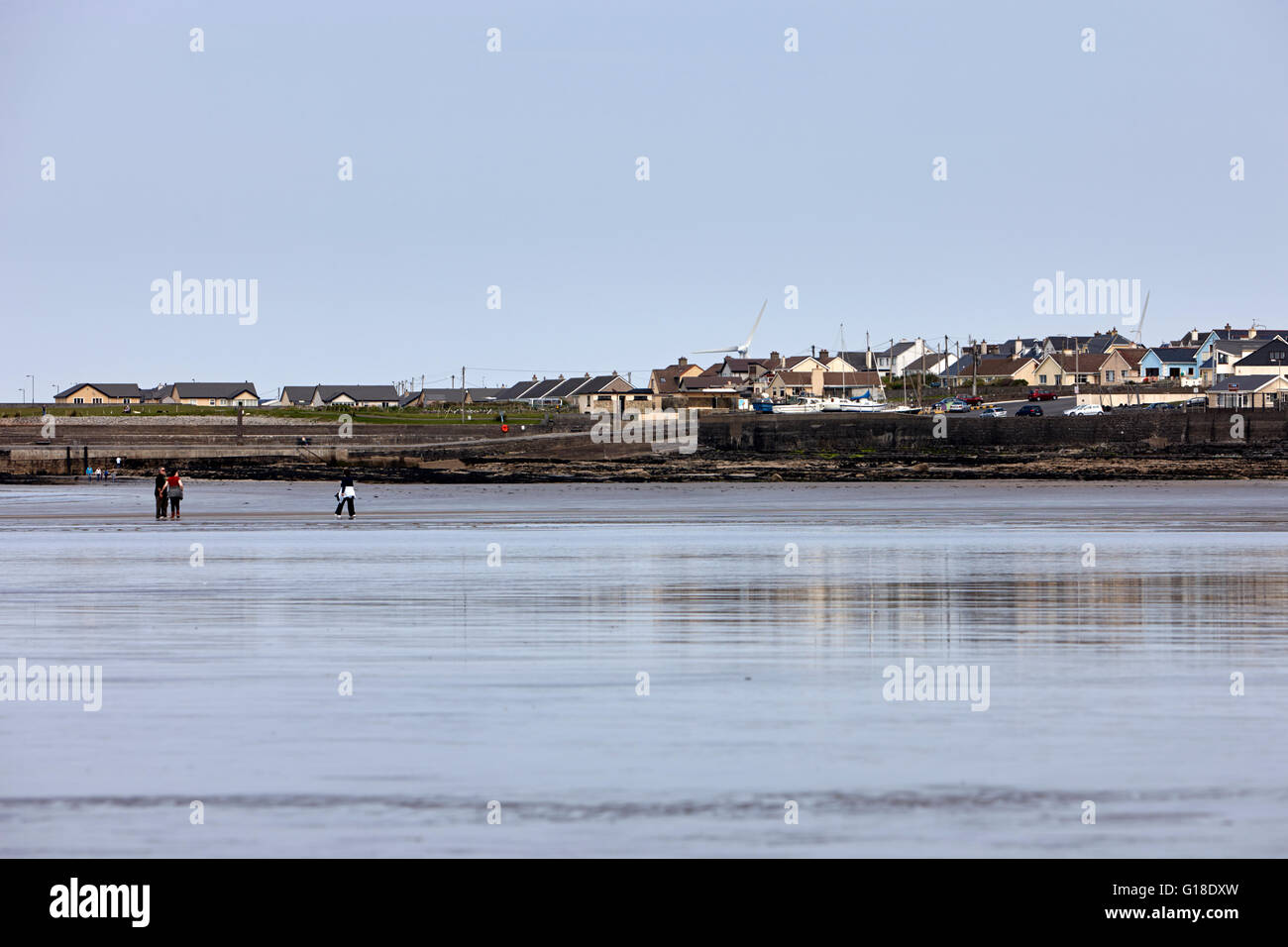 Enniscrone Beach County Sligo Irland Stockfoto