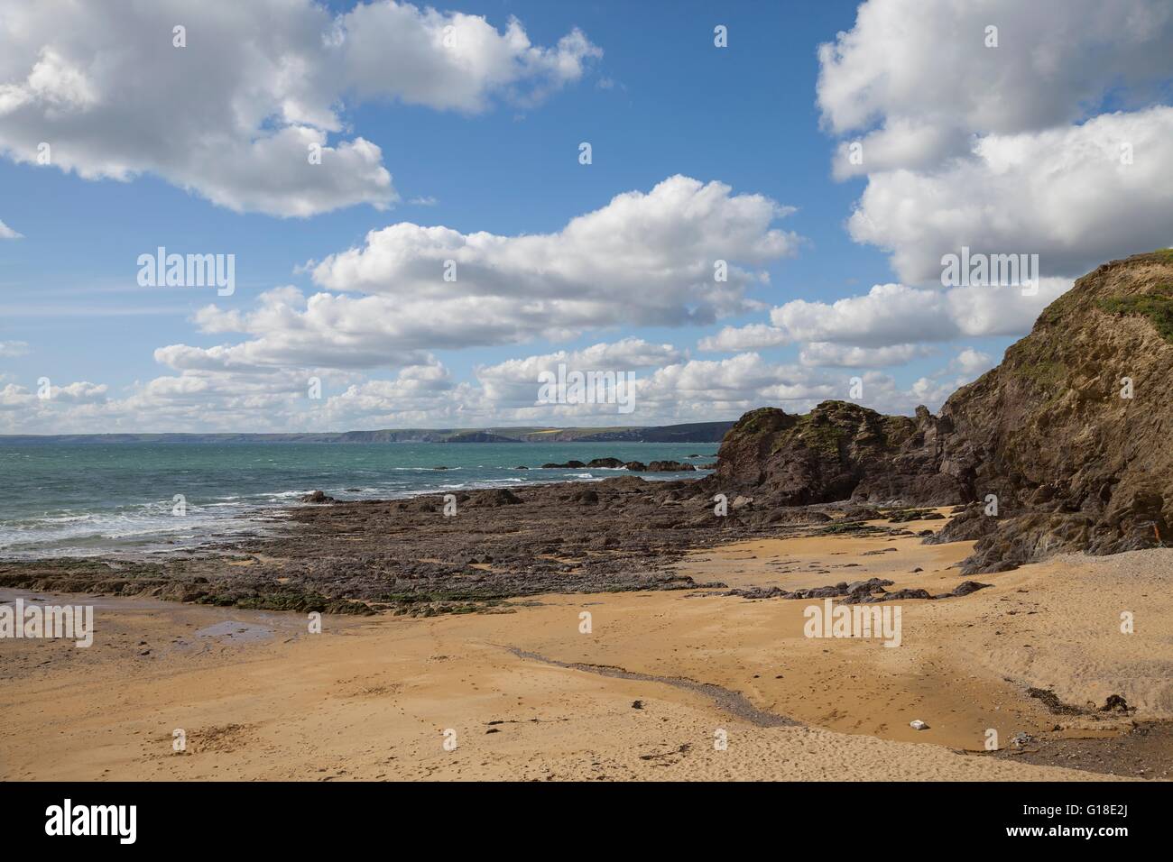 Hoffnung-Bucht, Devon, England. Stockfoto