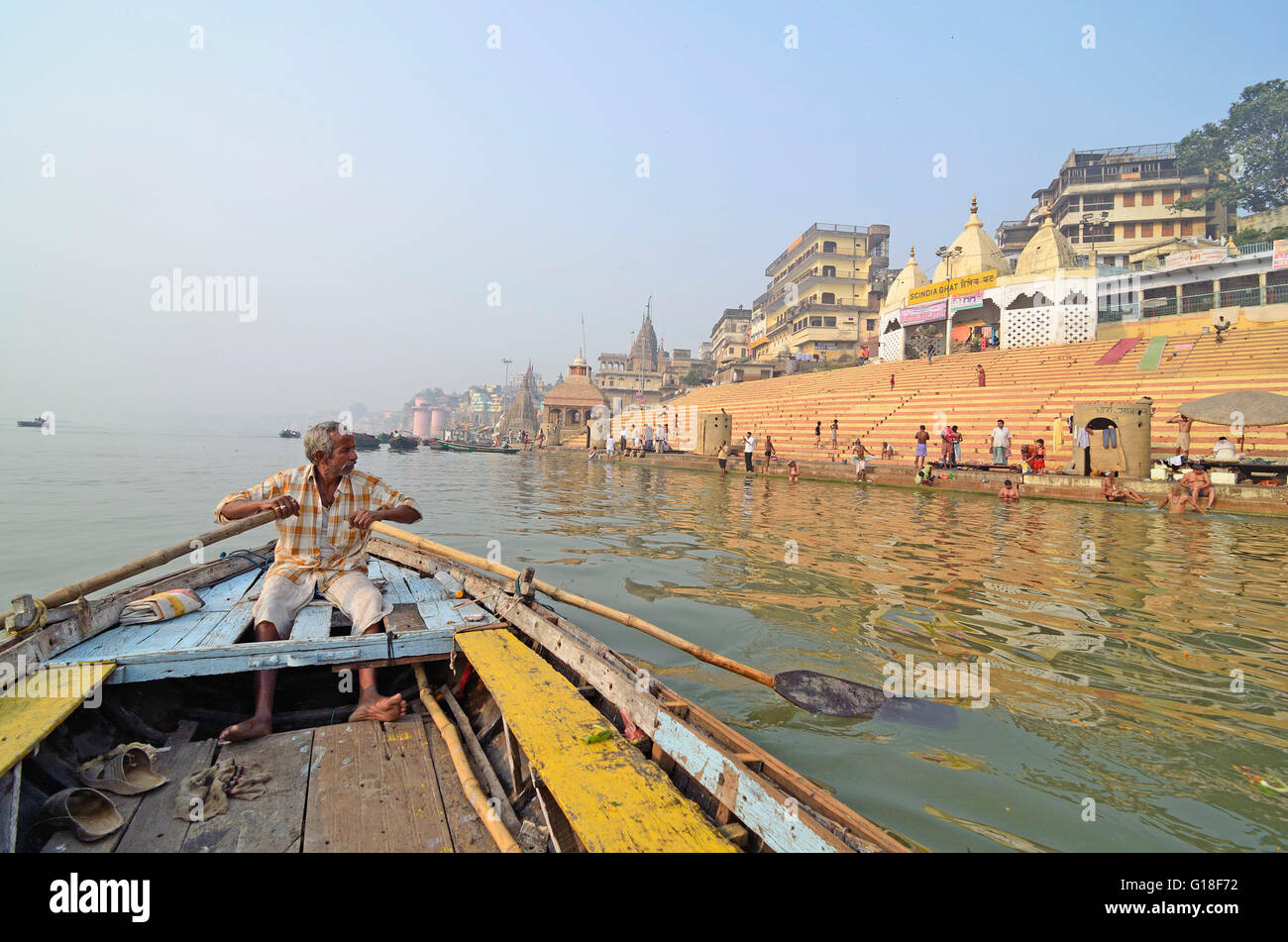 Varanasi, Uttar Pradesh, Indien Stockfoto