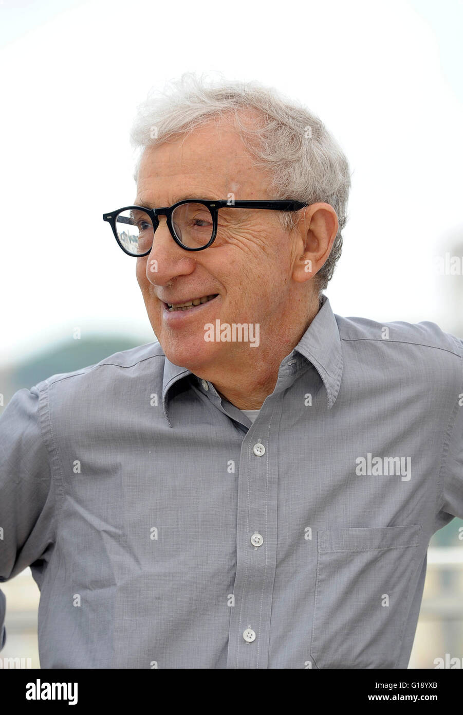 Cannes, Frankreich. 11. Mai 2016. Woody Allen an den Fototermin für Cafe Society in Festivel de Cannes 5. Mai 2016 Credit: Peter Phillips/Alamy Live News Stockfoto