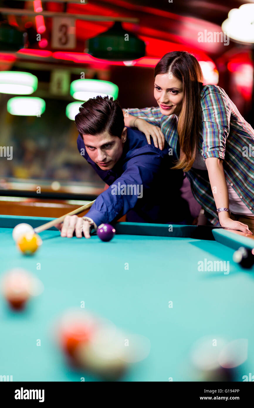 flirten beim billard