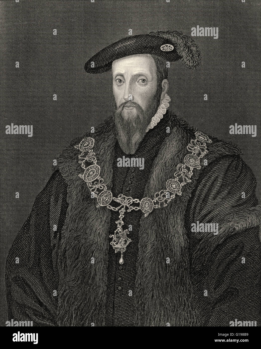 Edward Seymour, 1. Herzog von Somerset, KG, c. 1500-1552, Bruder der Königin Jane Seymour, Lord Protector von England Stockfoto
