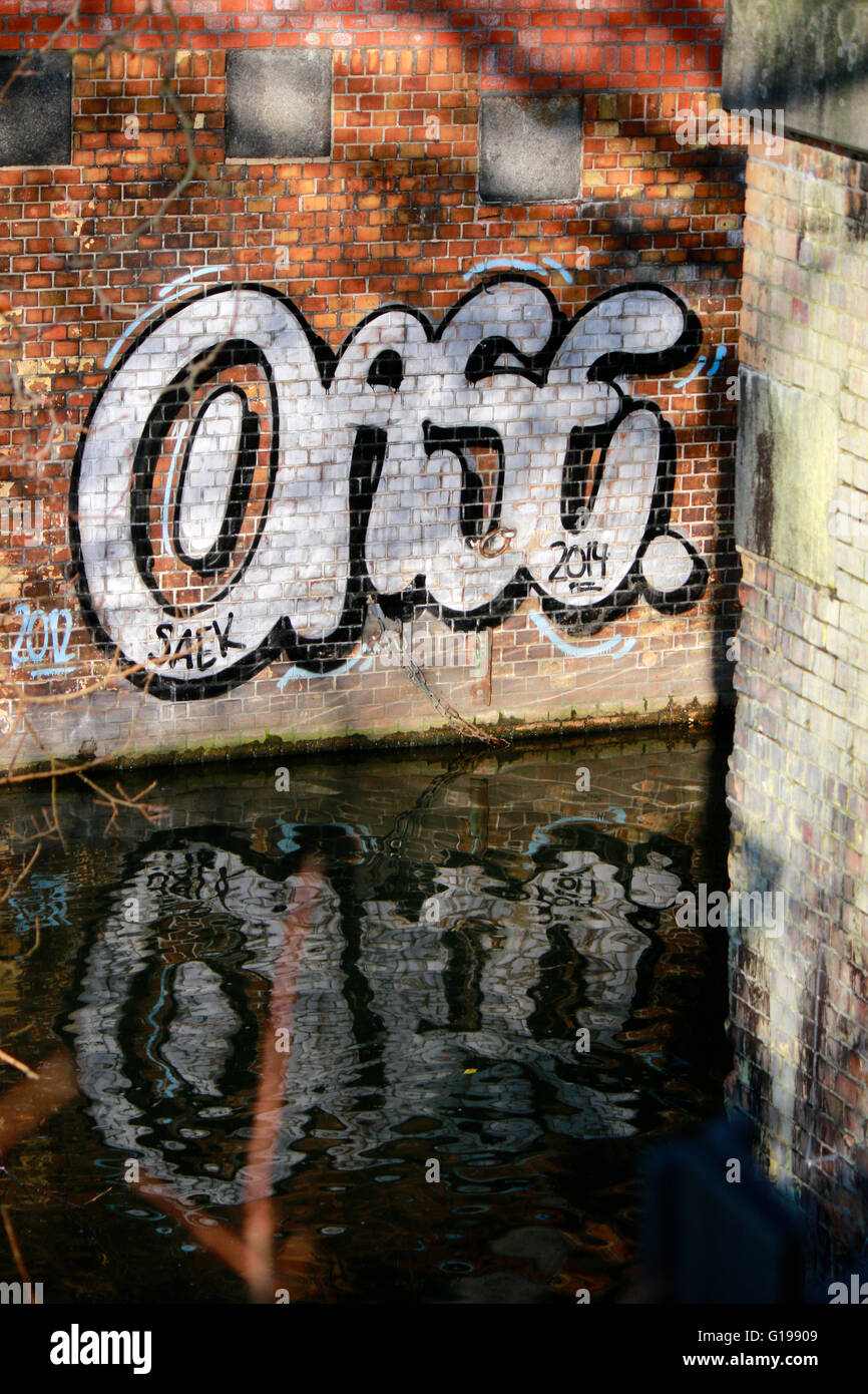 Graffiti, Berlin. Stockfoto