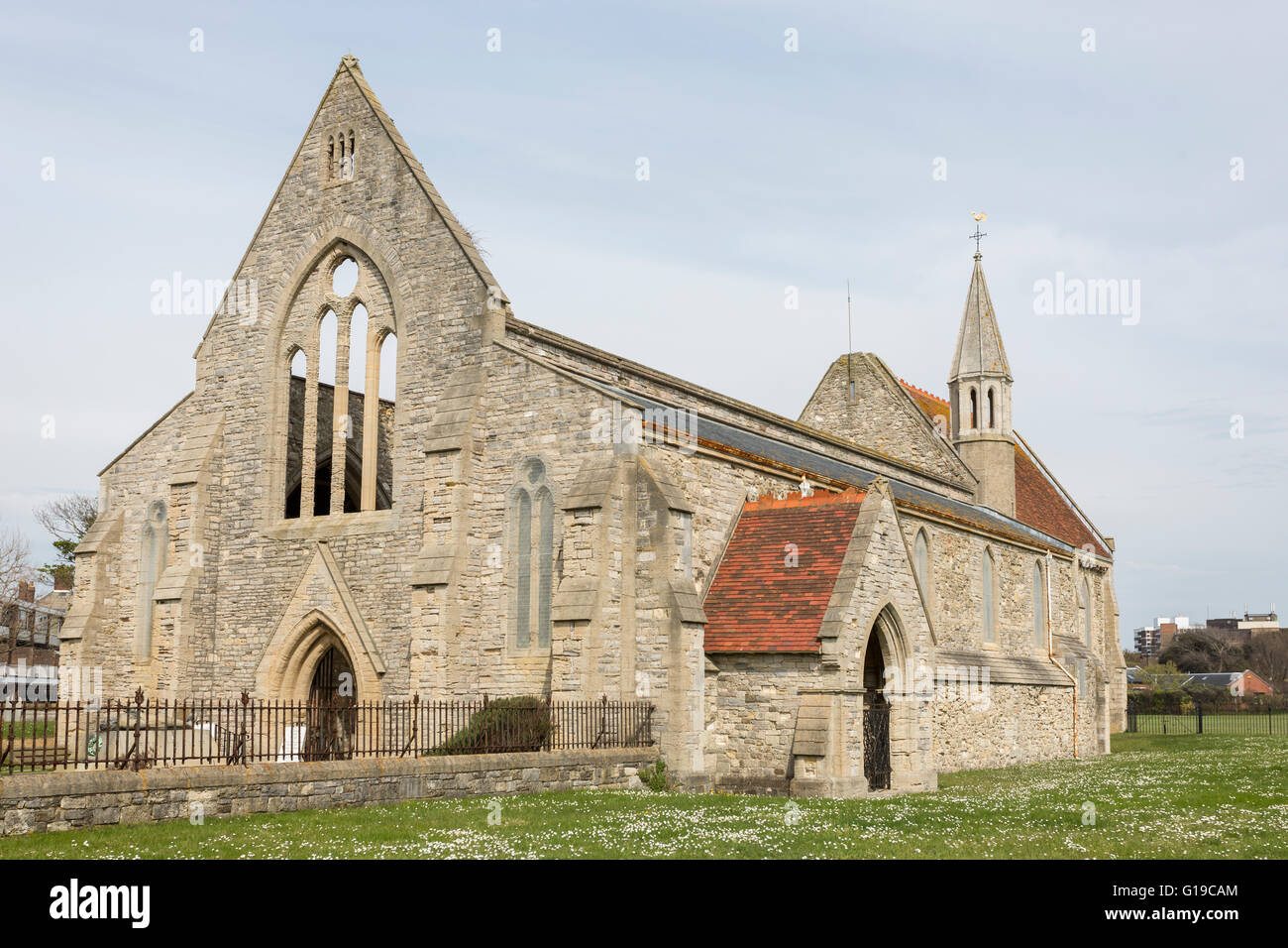 Die königliche Garnison-Kirche Portsmouth. Stockfoto